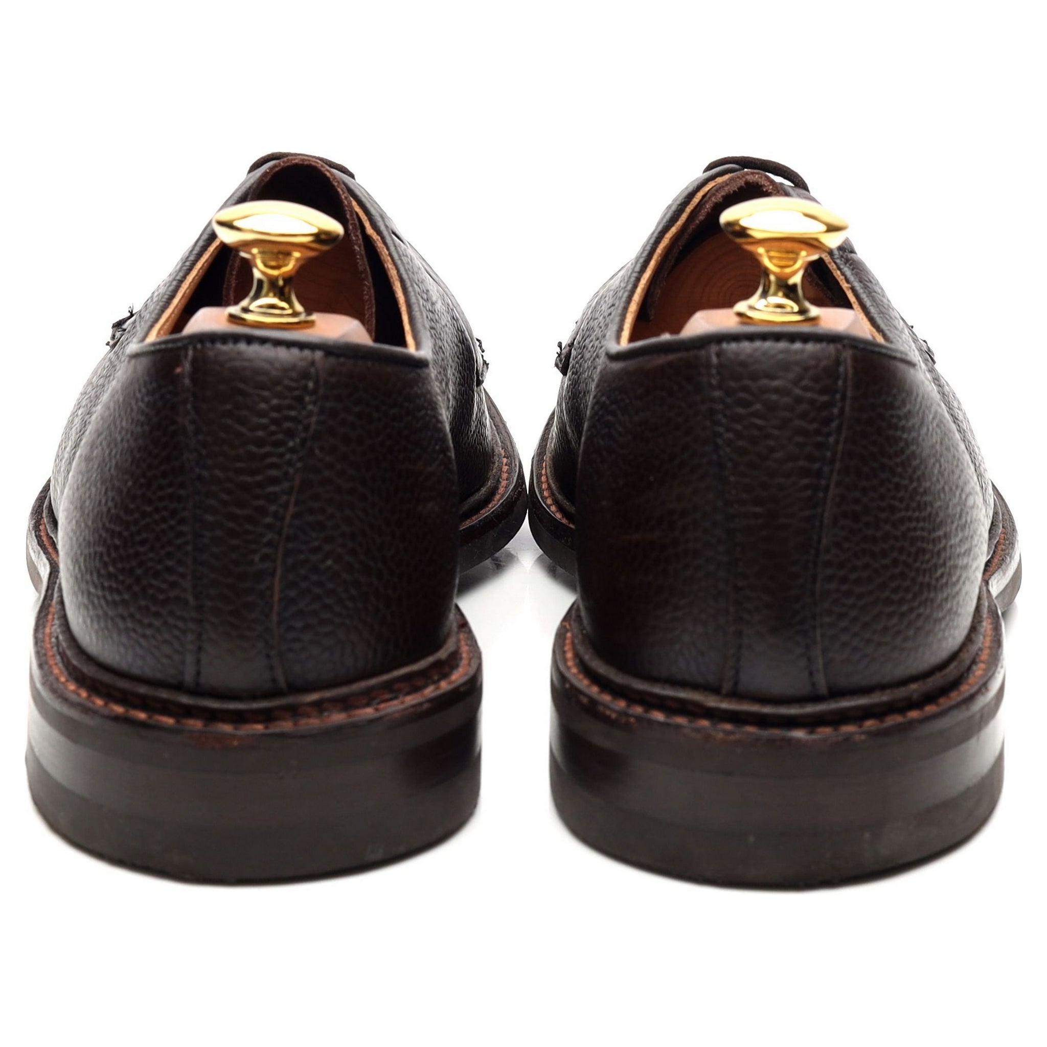 Tricker's Fenwick derby cuir grainé marron pointure UK 7
