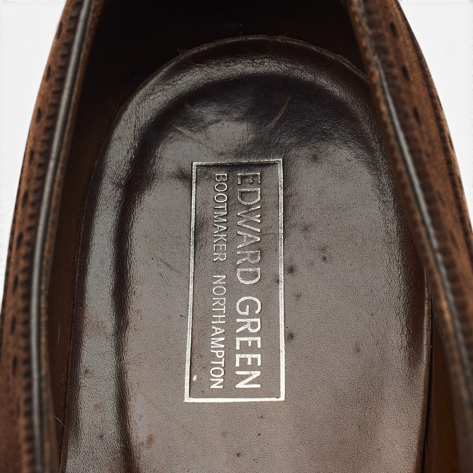 Edward Green Canterbury richelieu daim marron UK 10,5