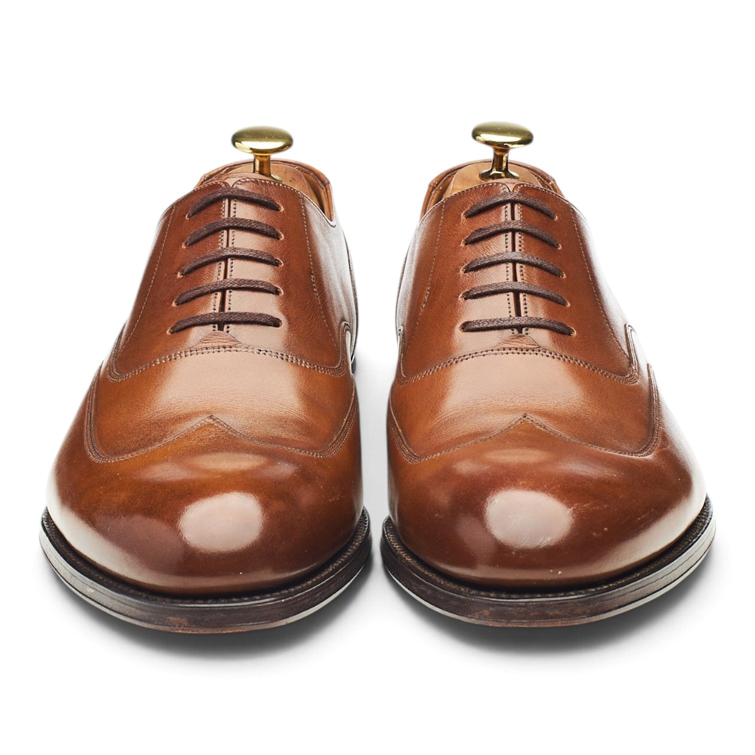 Loake 1880 Warminster oxford brogue cuir marron UK 8