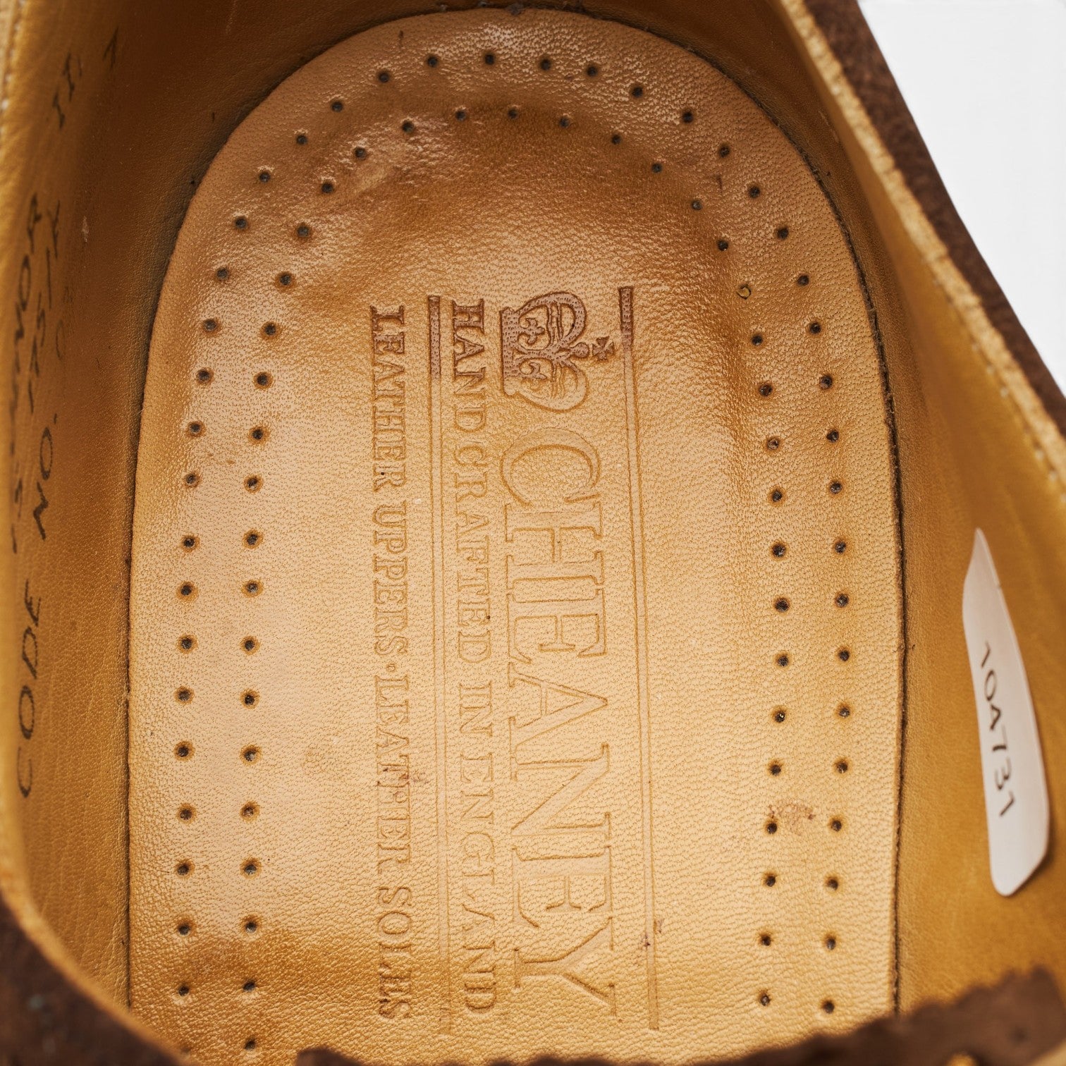 Cheaney Grosvenor II richelieu daim marron UK 7