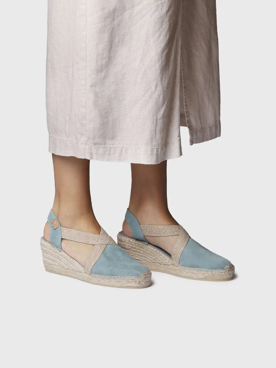 Toni Pons Tona espadrille compensee daim elastique