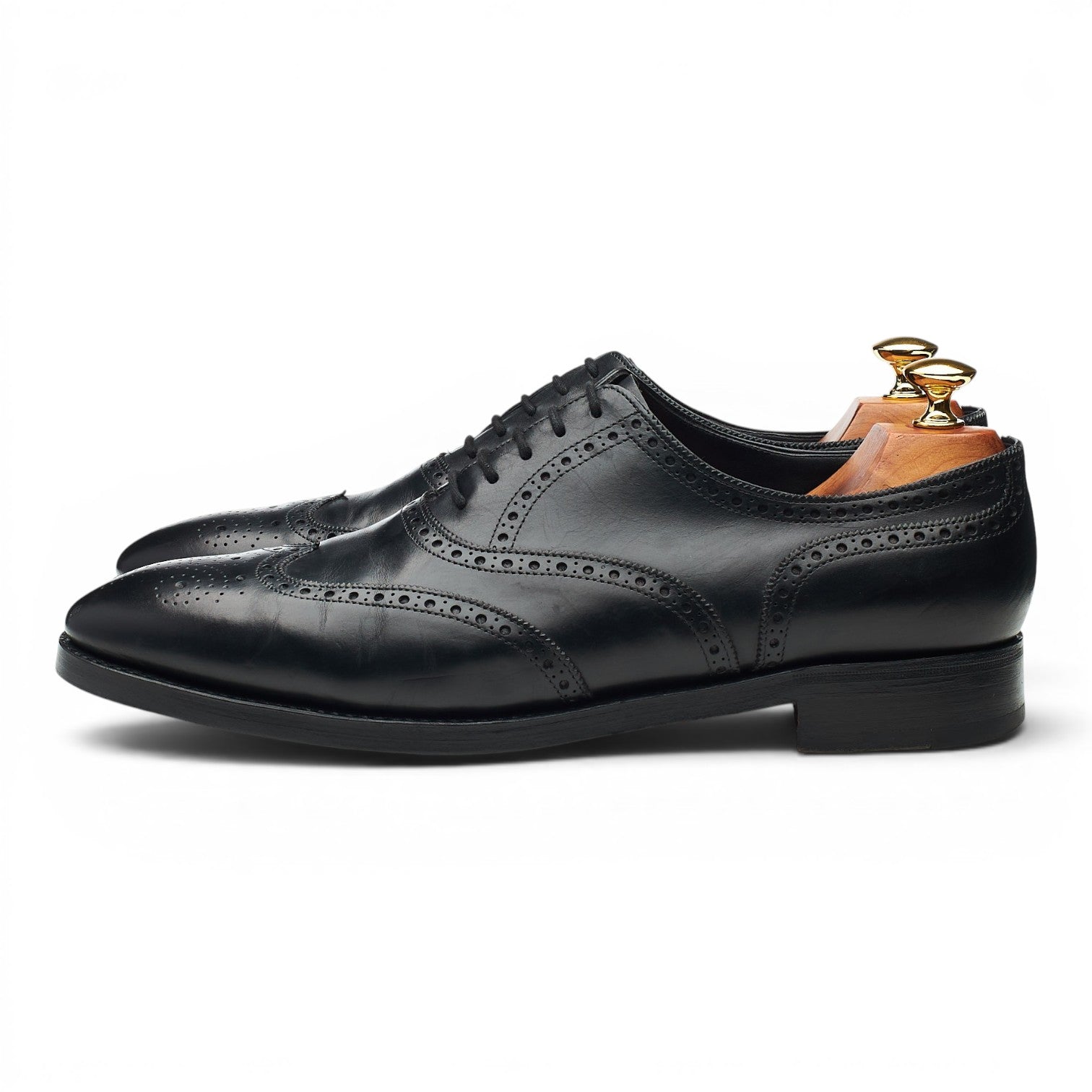 John Lobb Henford richelieu cuir noir UK 9