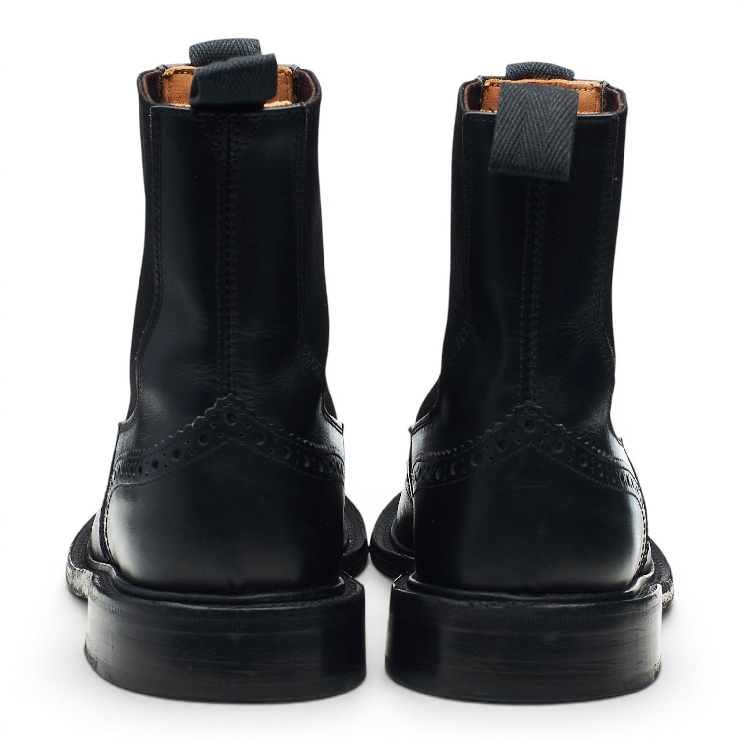 Tricker’s Silvia bottines chelsea cuir noir UK 5