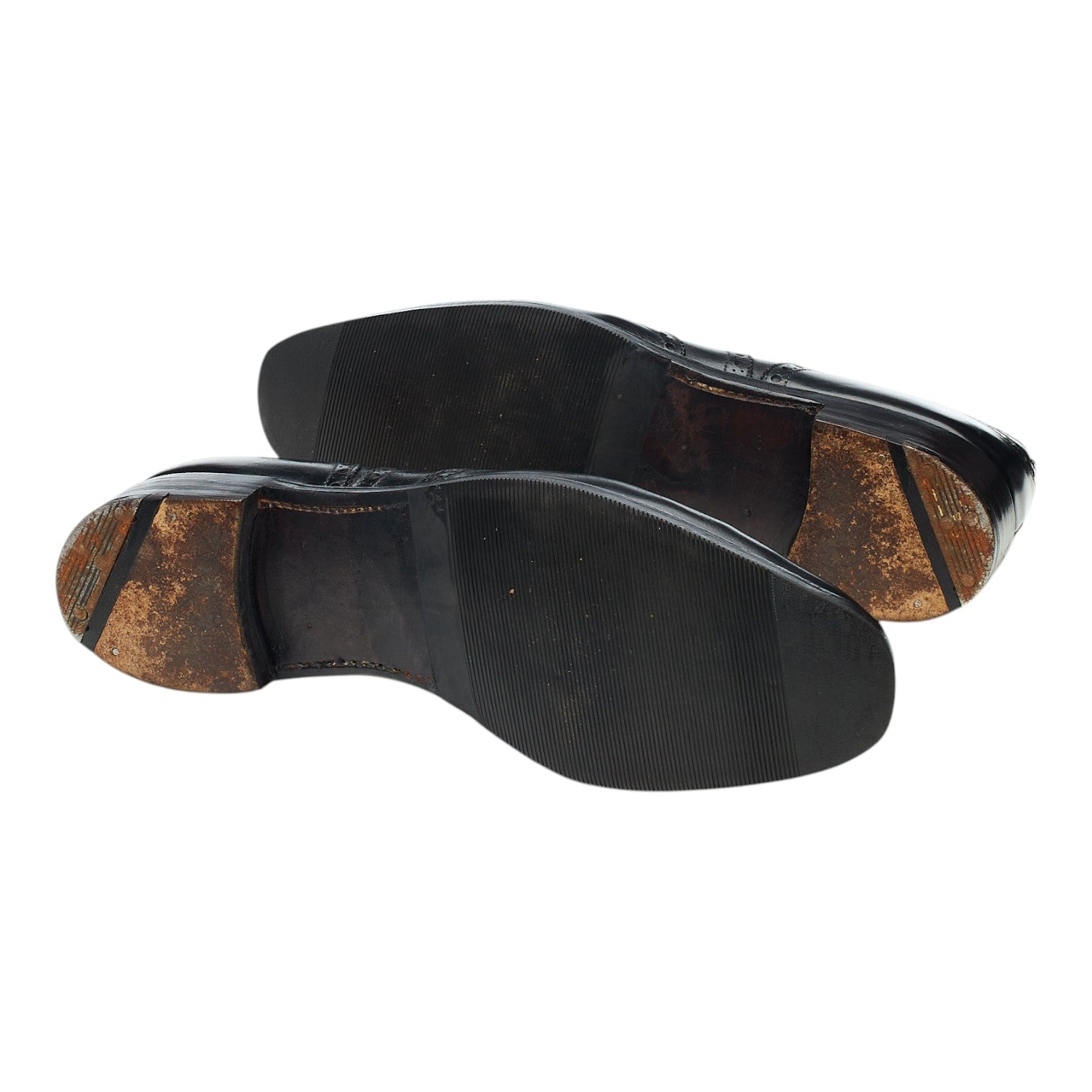 Church's Chetwynd richelieu cuir noir UK 7.5 bout fleuri