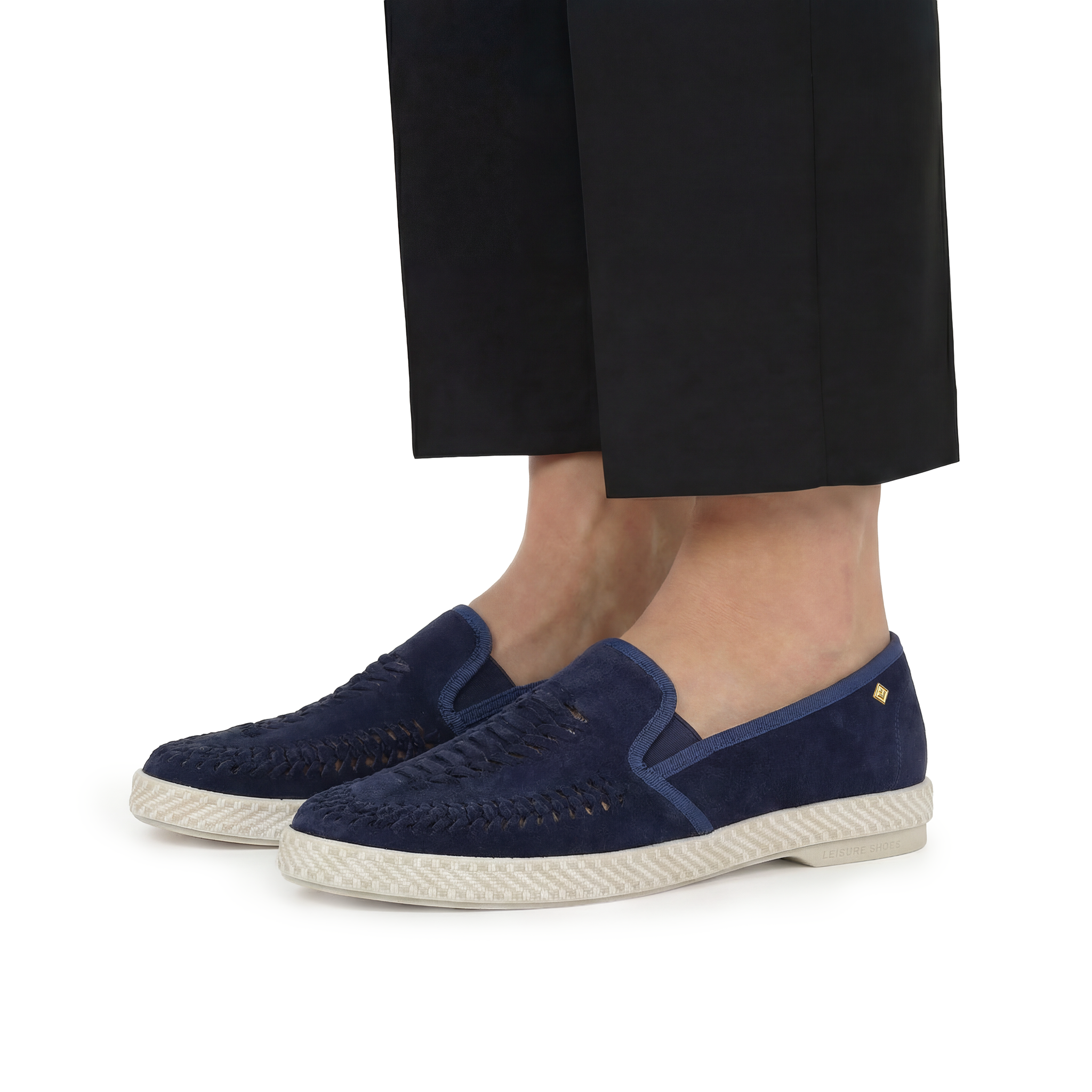 Rivieras Classic Arizona espadrilles cuir marine