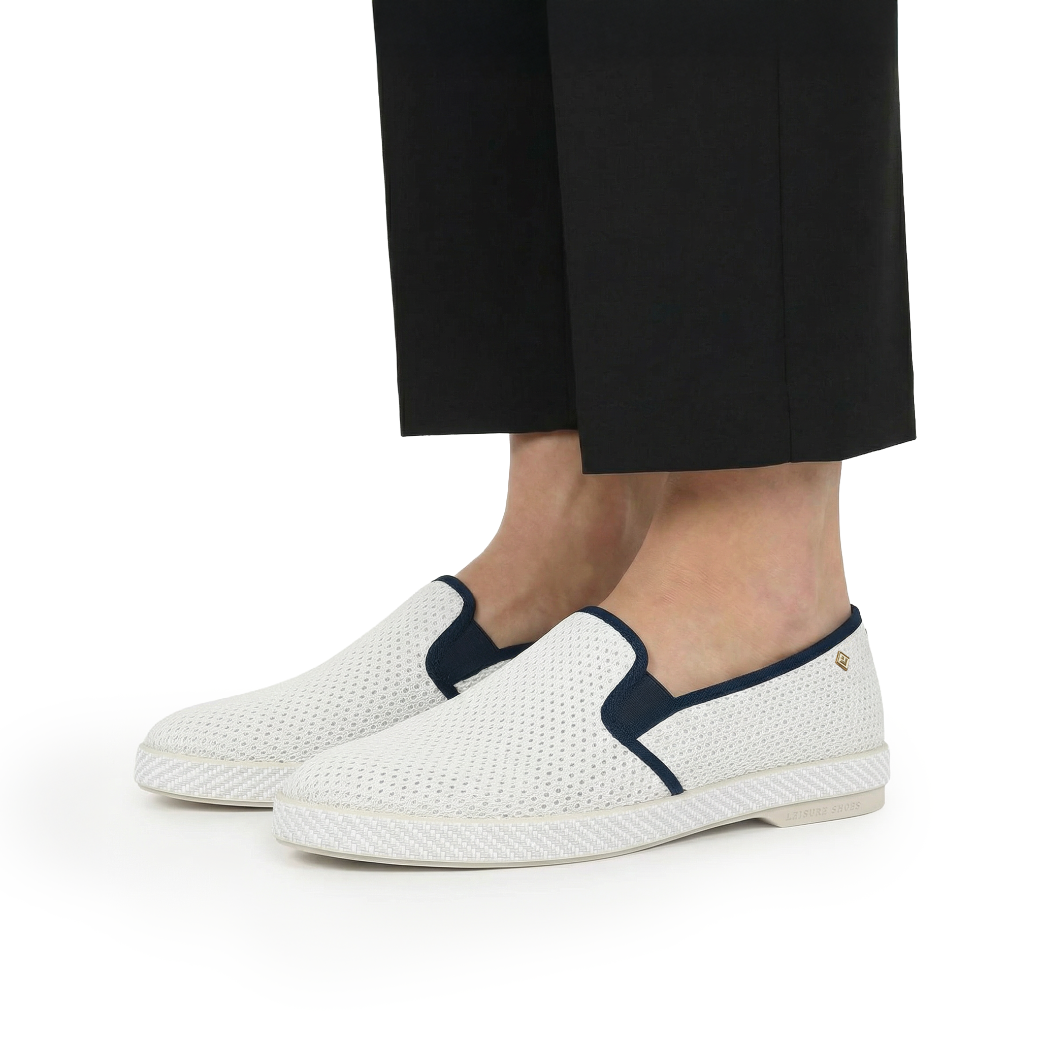 Rivieras Classic Filet Blanc espadrilles blanc mesh