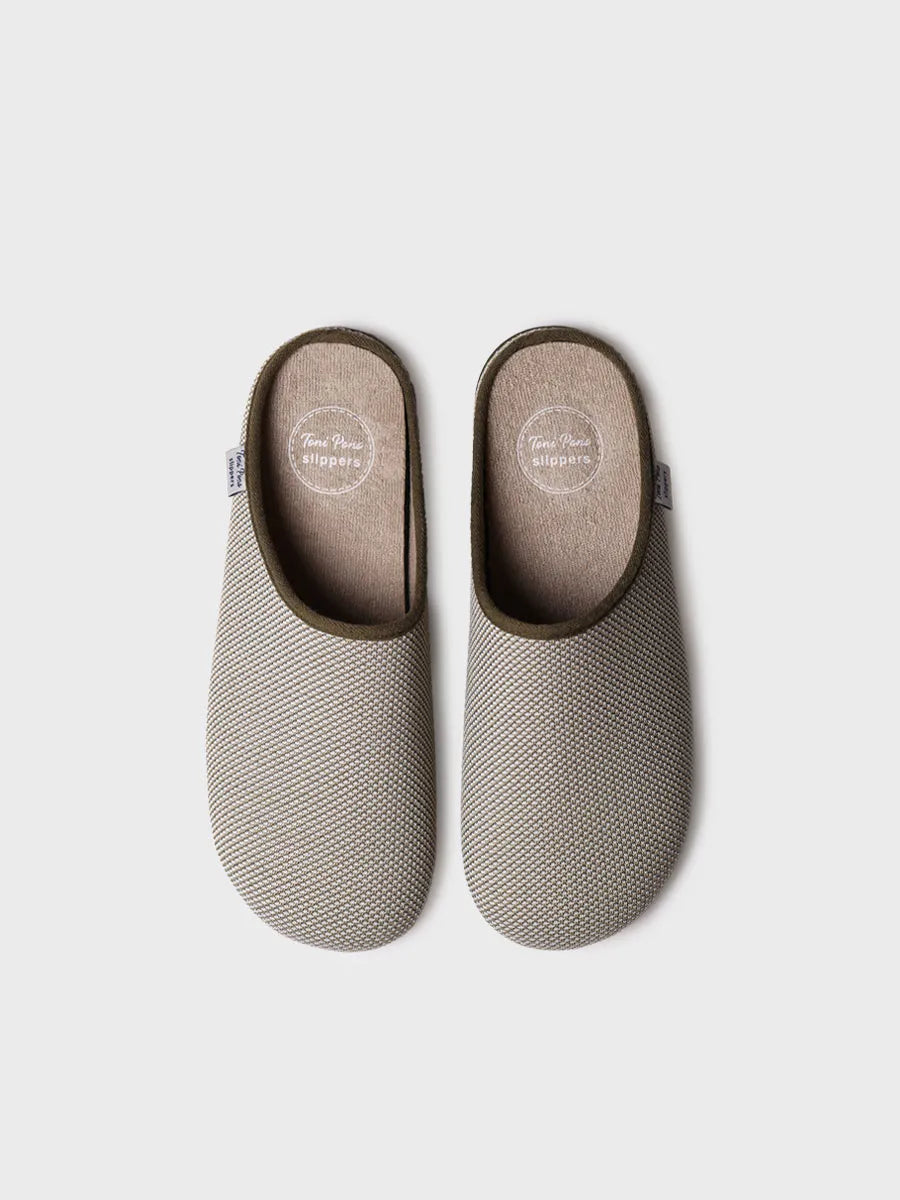 Toni Pons Nash-JO sabot pantoufle homme kaki vegan