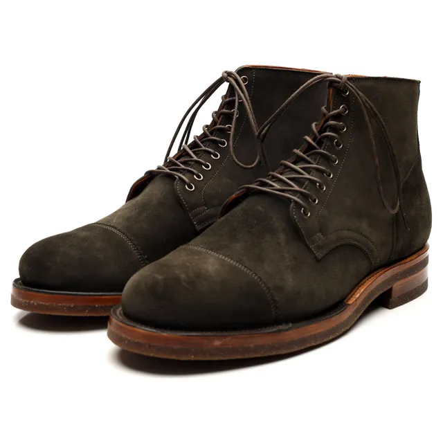 Viberg Service bottines daim vert pointure UK 10