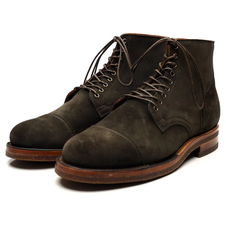 Viberg Service bottines daim vert pointure UK 10