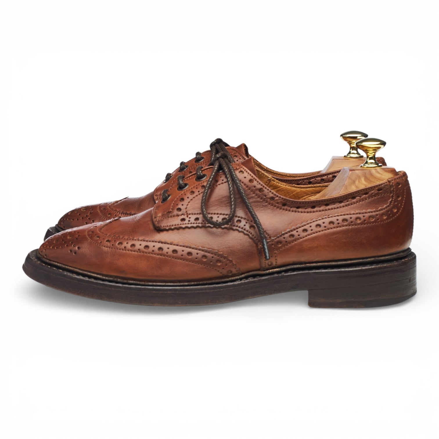 Tricker's Phillip derby brogue cuir marron pointure 41