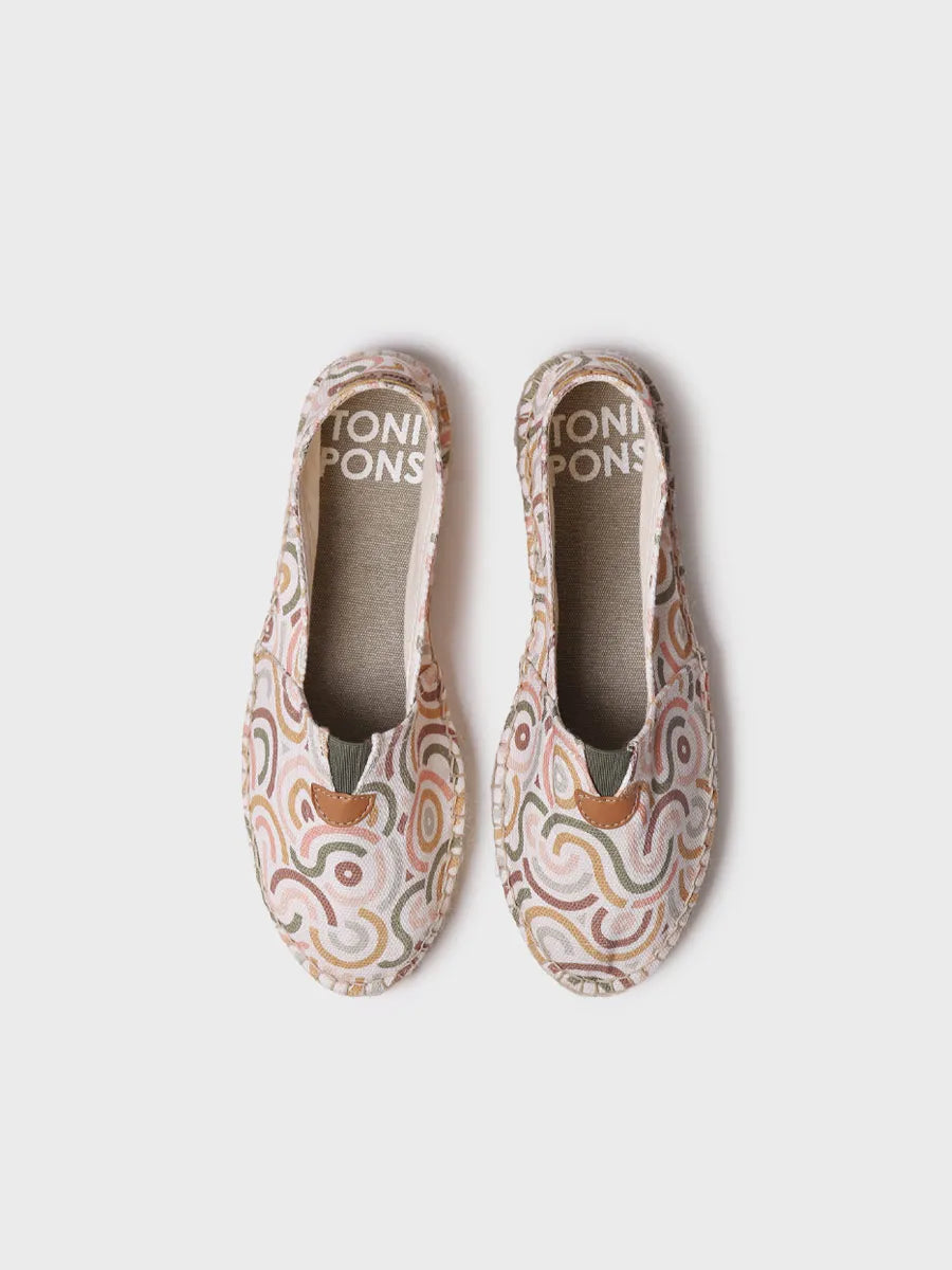 Toni Pons Blanes-TJ espadrille toile imprimé Kyoto vegan
