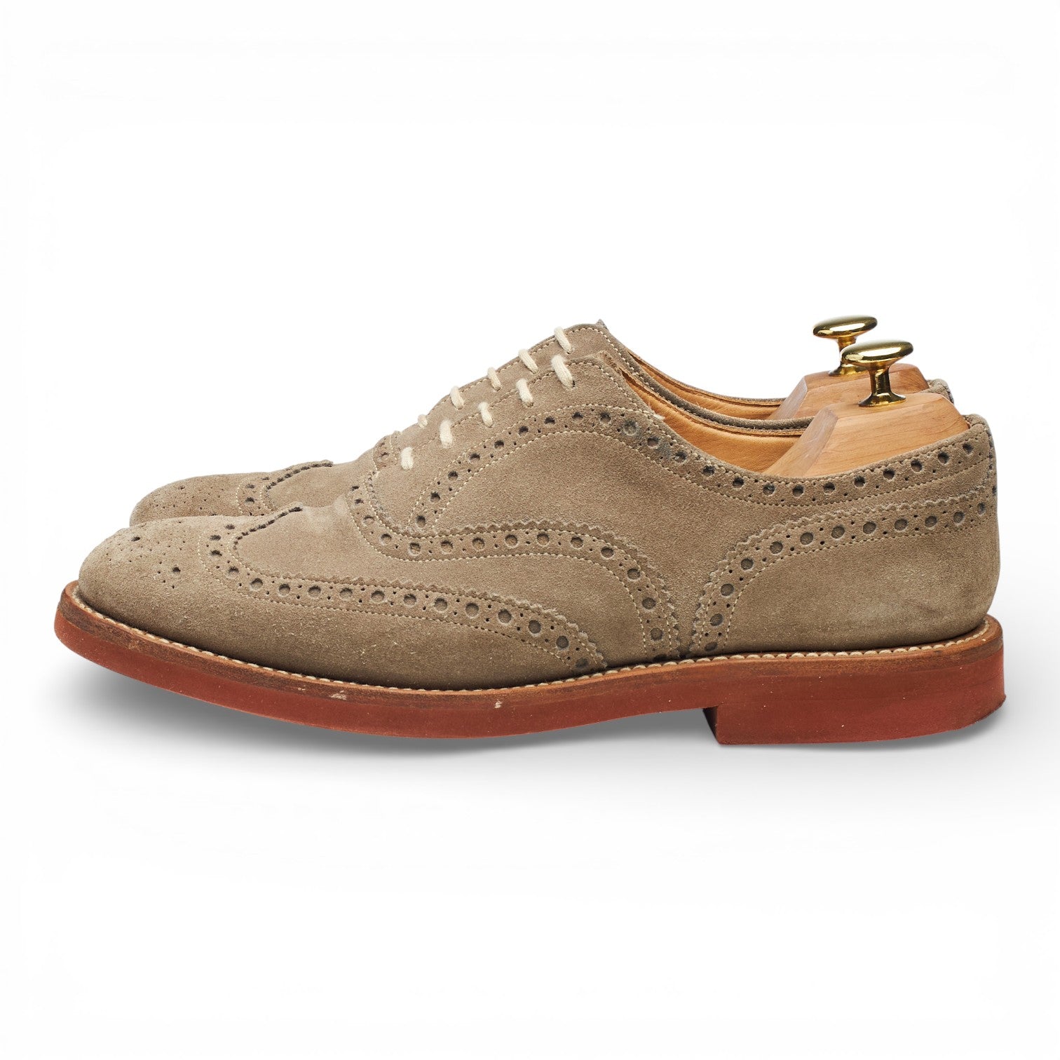 Church's Downton chaussures oxford suède sable UK 8