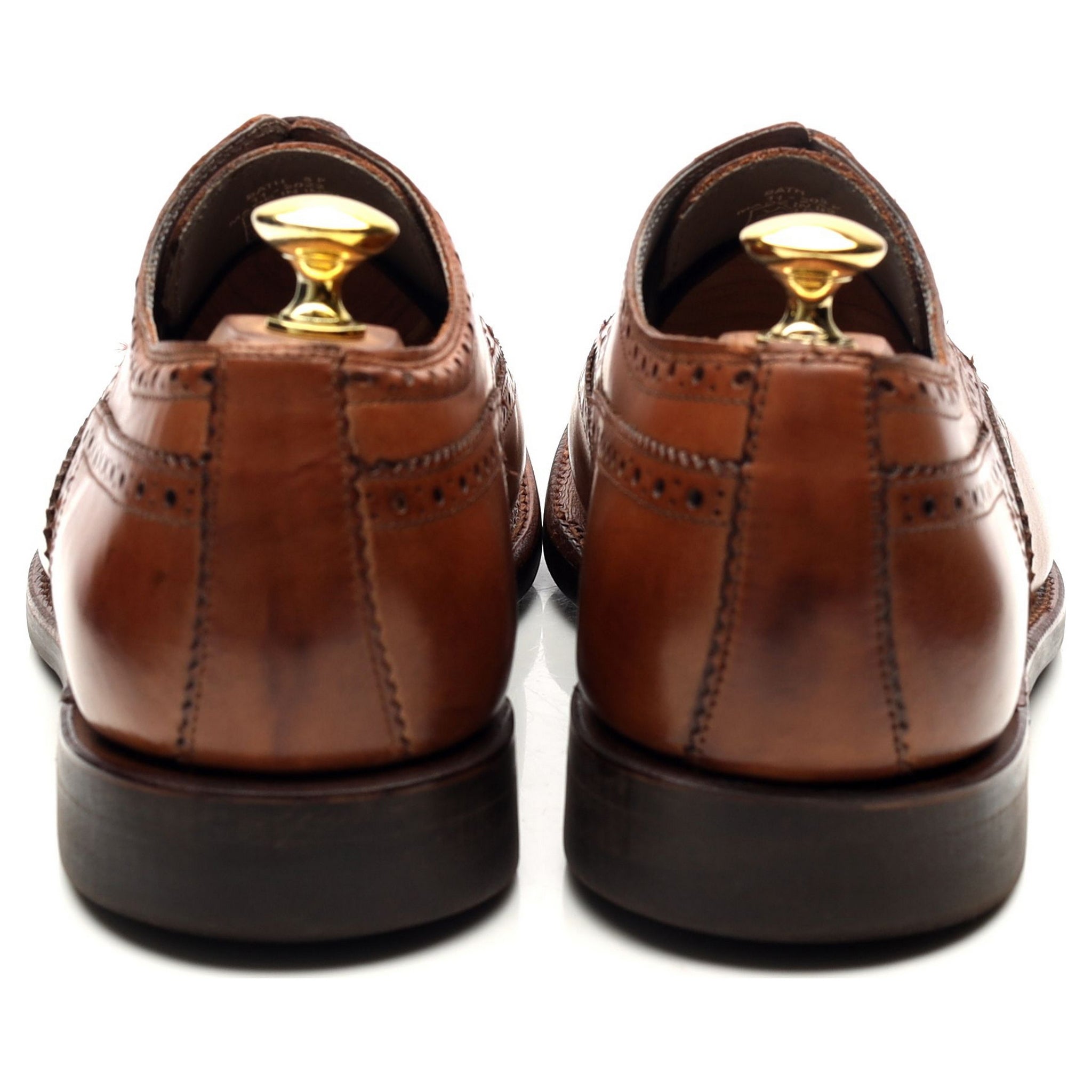 Herring Bath derby cuir cognac UK 8