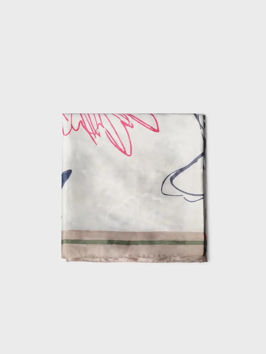 Toni Pons Fanny foulard imprimé fleuri 100x100