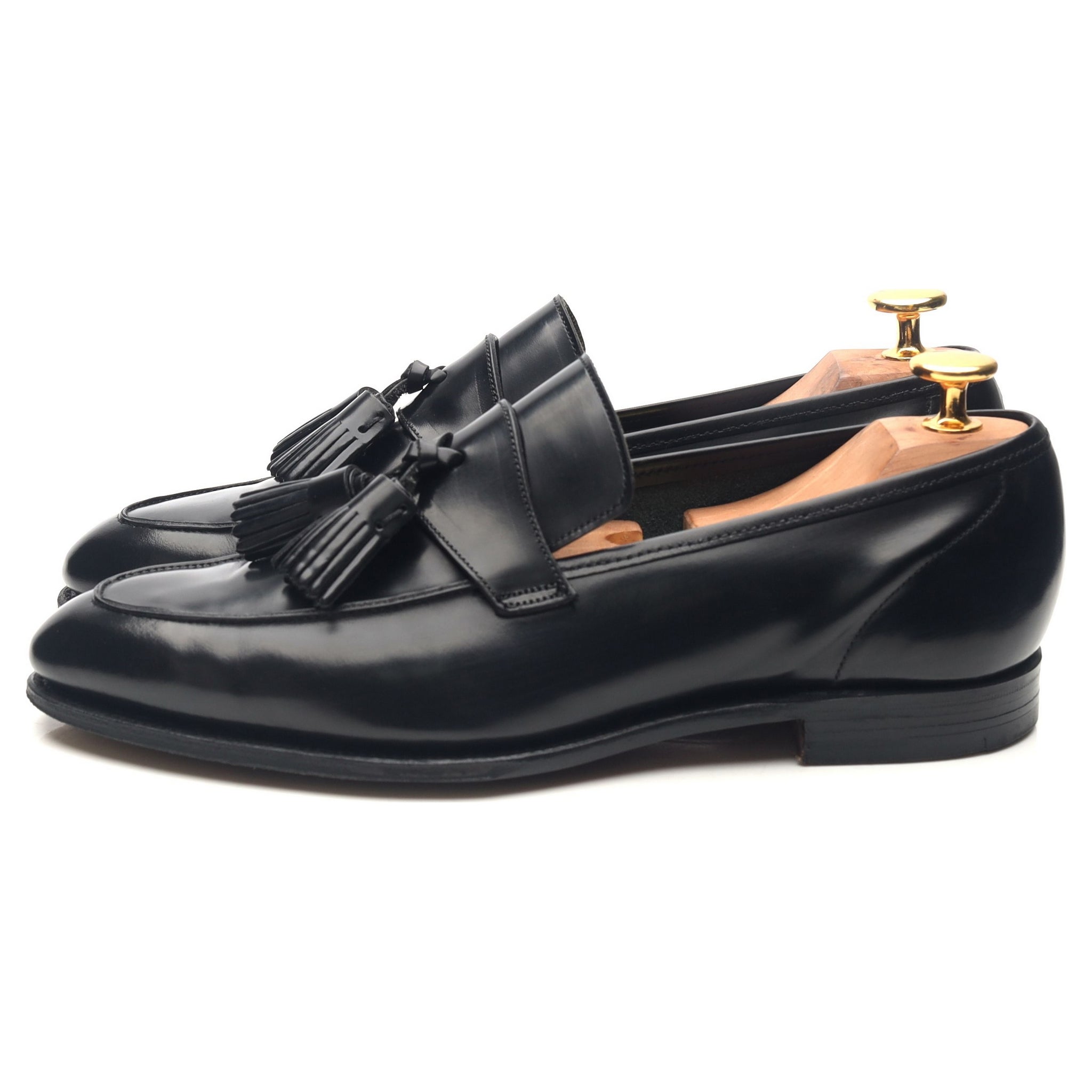 Crockett & Jones Sophie mocassins cuir noir UK 5.5