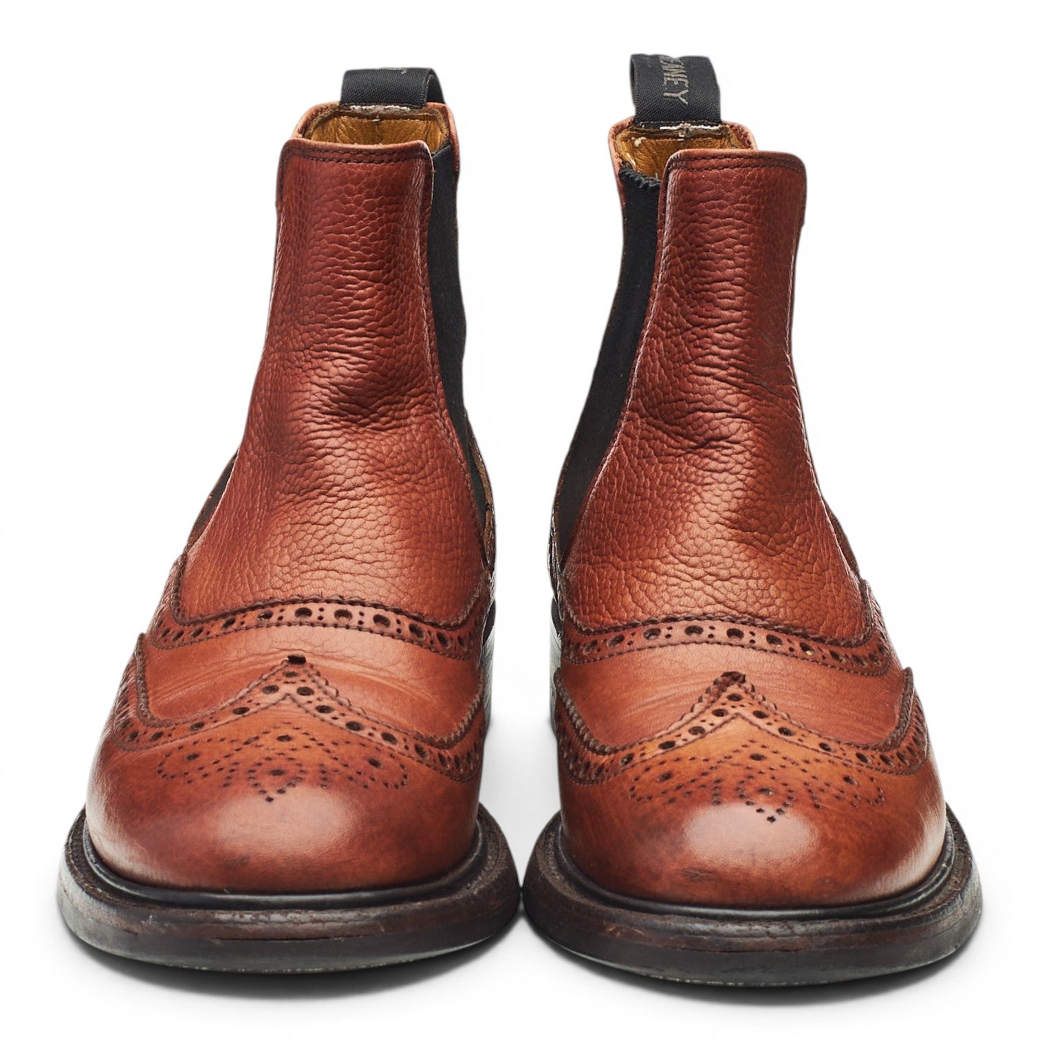 Toast bottines chelsea cuir bordeaux femme UK 4
