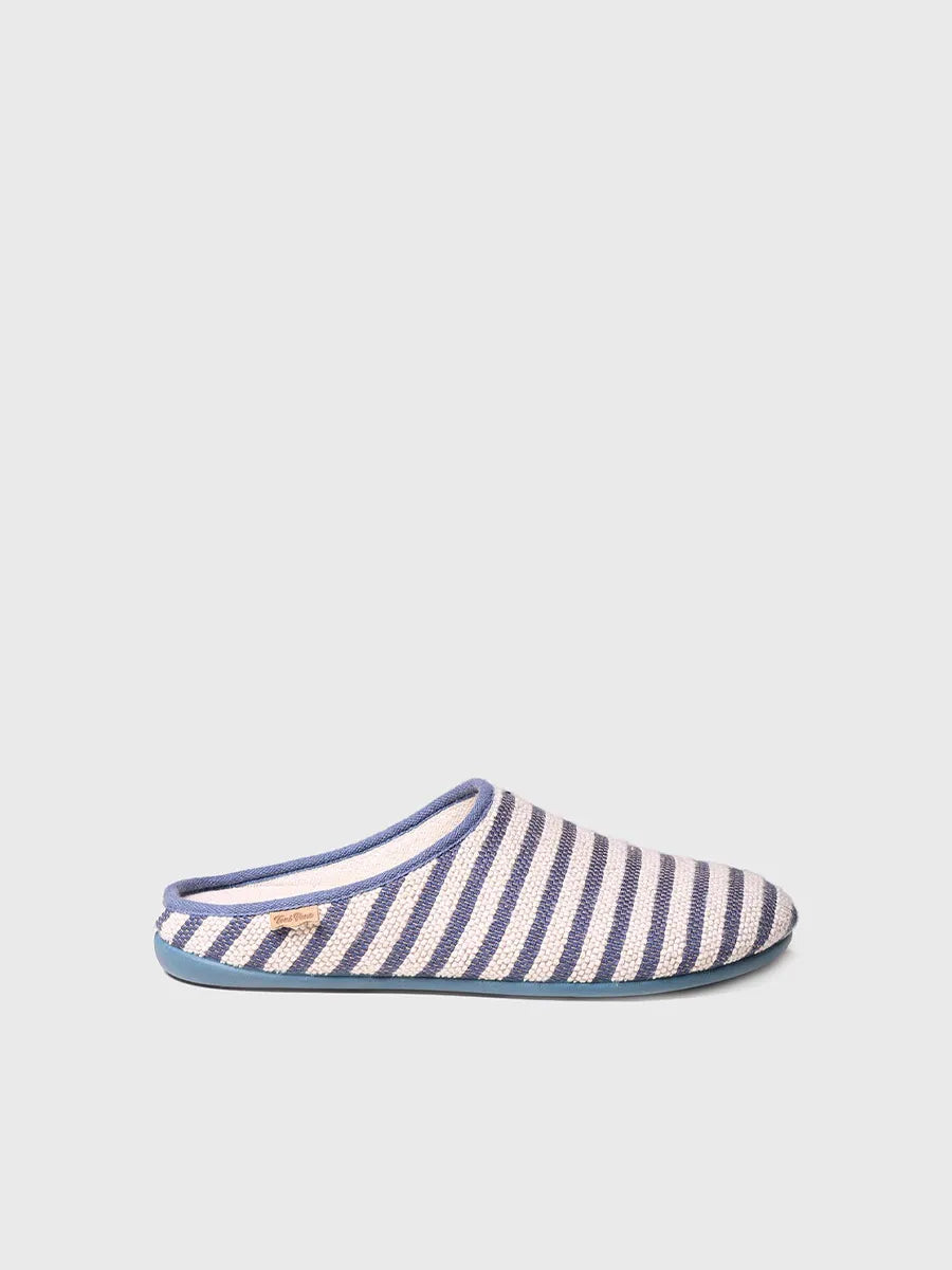 Toni Pons Nai-DL mule homme coton bleu marine vegan