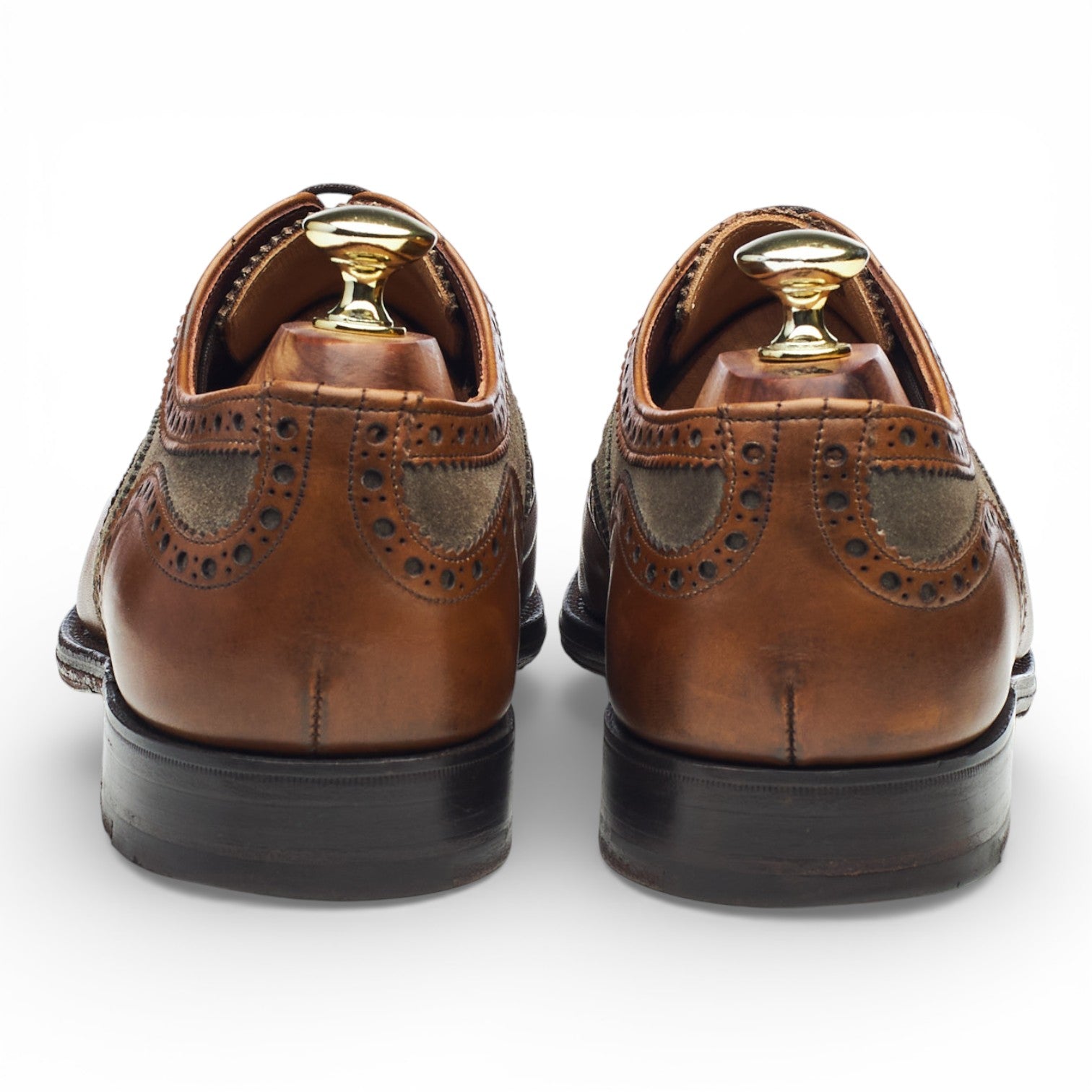 Herring Fencote oxford brogues cuir marron UK 7