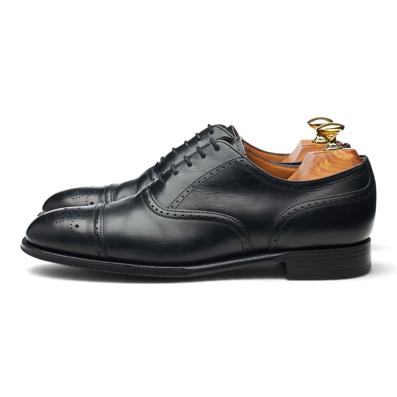 Cheaney PA021 oxford cuir noir bout droit pointure 41