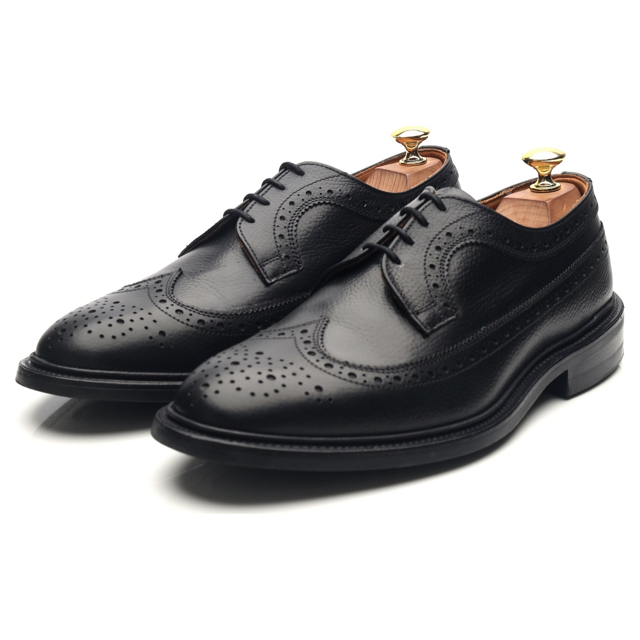 Tricker's Richard derby cuir noir grainé 8,5