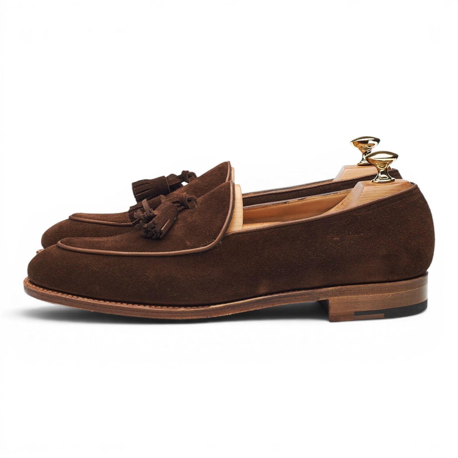 John Lobb Edmond mocassins daim marron 6,5