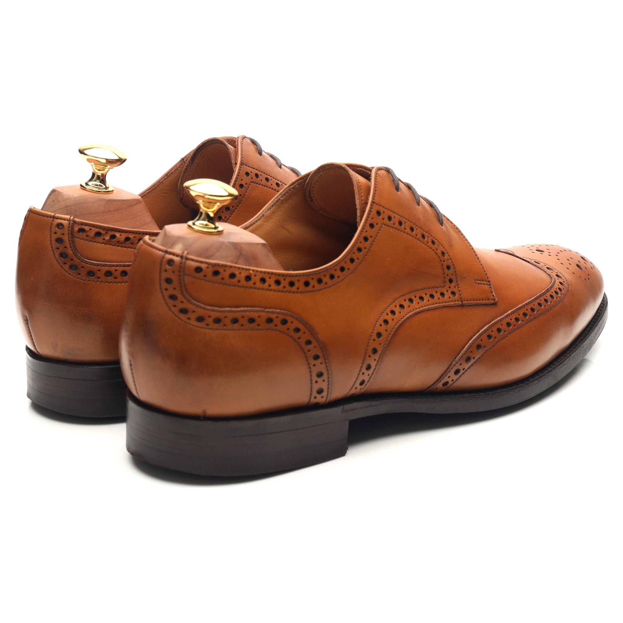 Barker Longworth derby brogue cuir marron 10 UK large