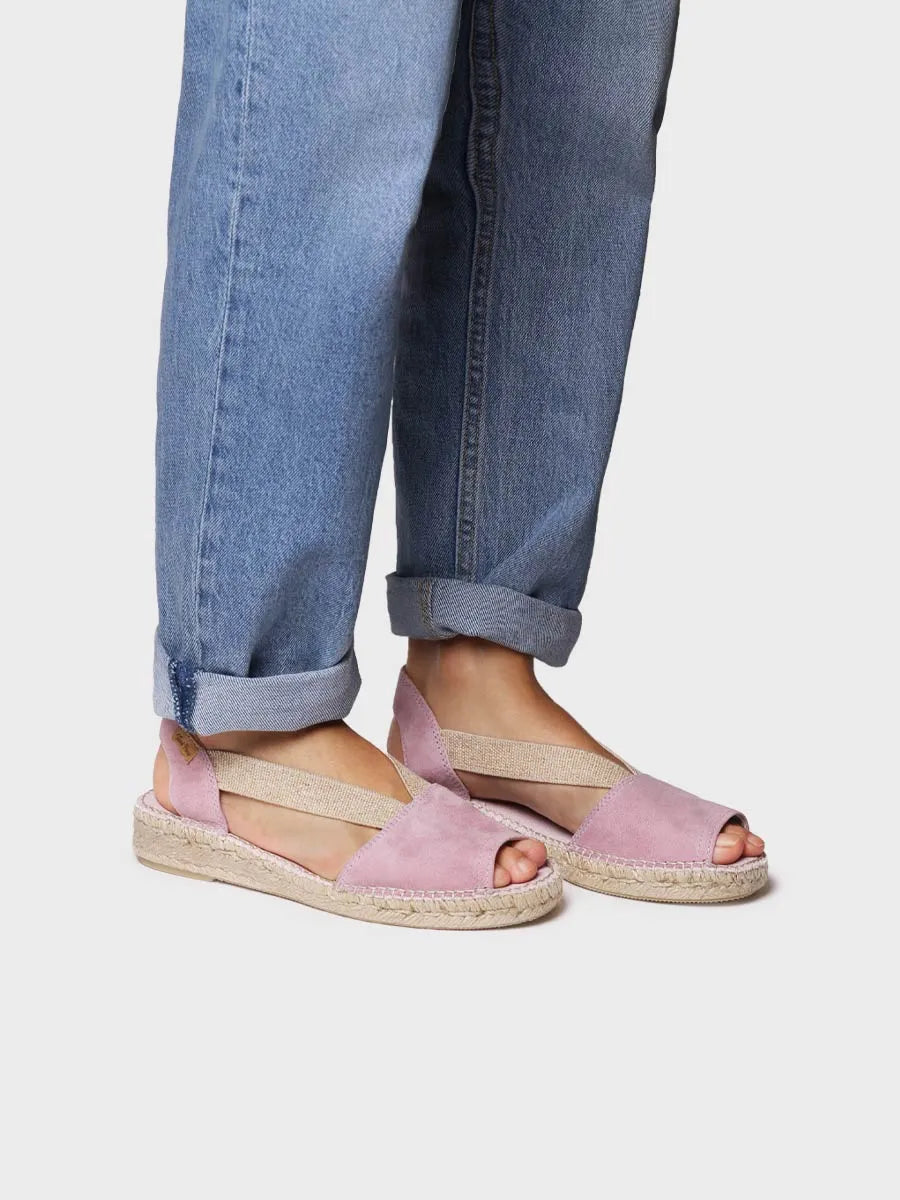 Toni Pons Ella espadrilles femme suède compensées