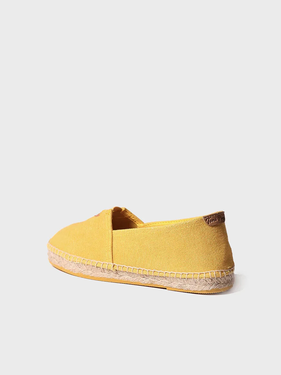 Toni Pons Blanes-ER espadrille jaune vegan