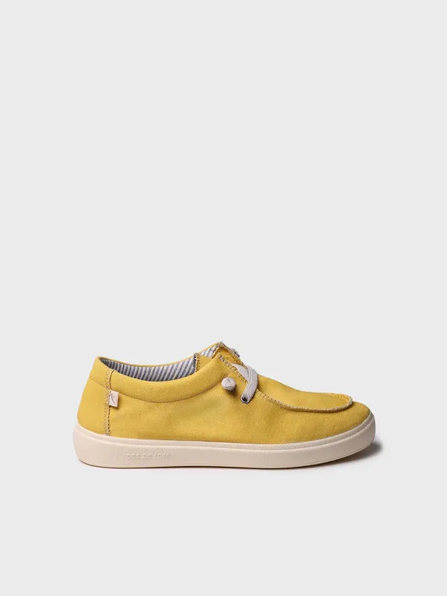 Toni Pons Irelia basket toile coton ocre vegan