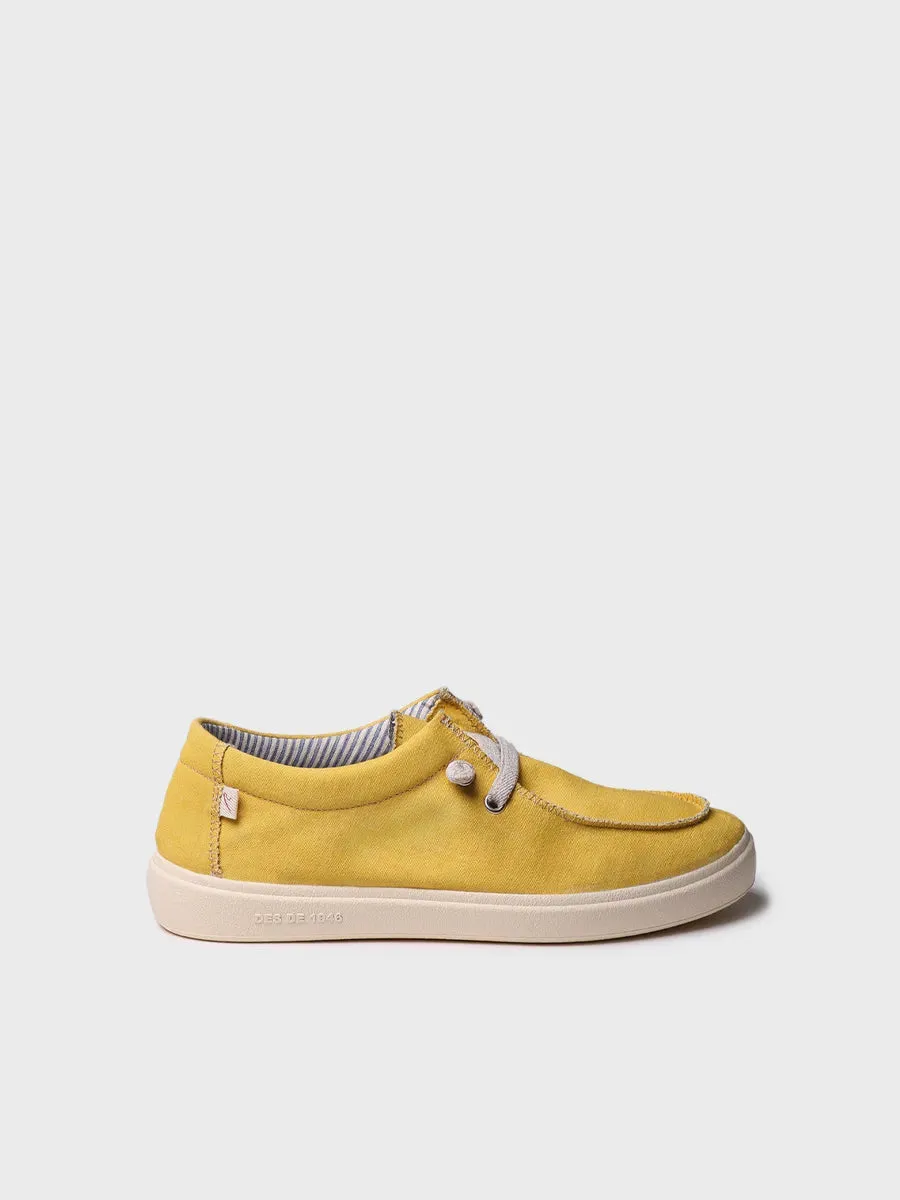 Toni Pons Irelia basket toile coton ocre vegan