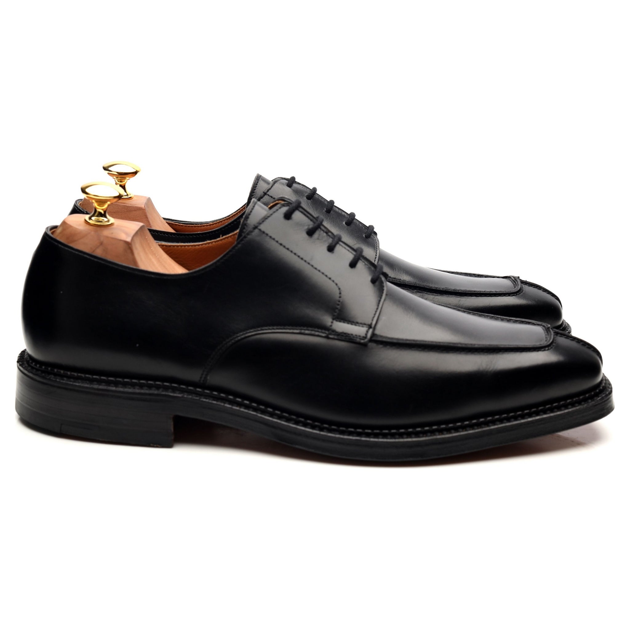 Crockett & Jones Falmouth derby cuir noir pointure UK 10,5