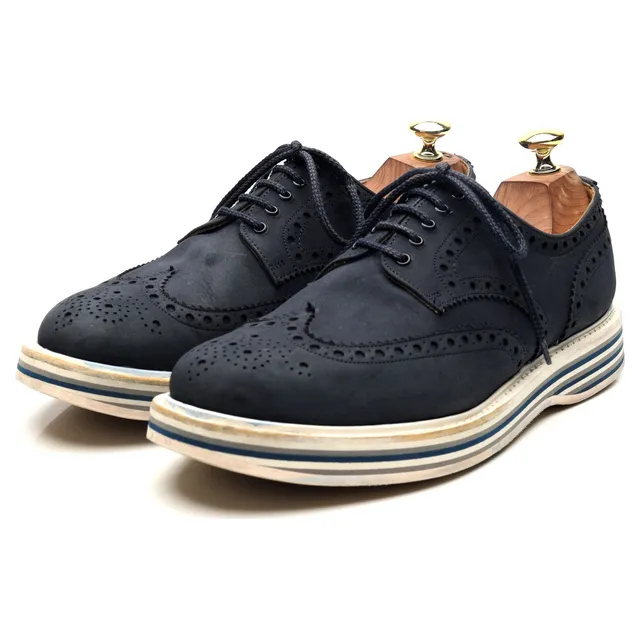 Church's Naburn 3 derby nubuck bleu pointure 7,5