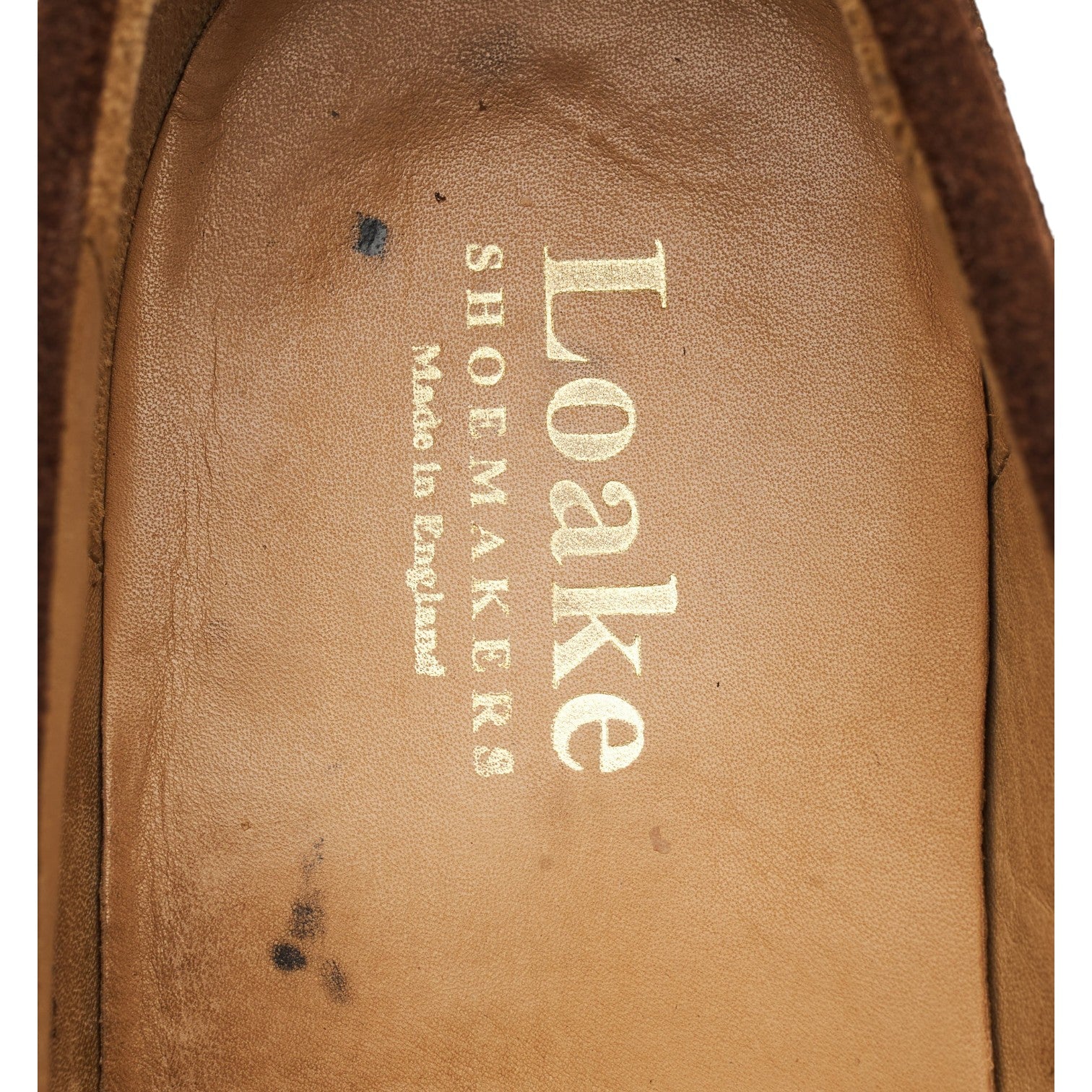 Loake Imperial mocassin daim marron tabac 7 UK