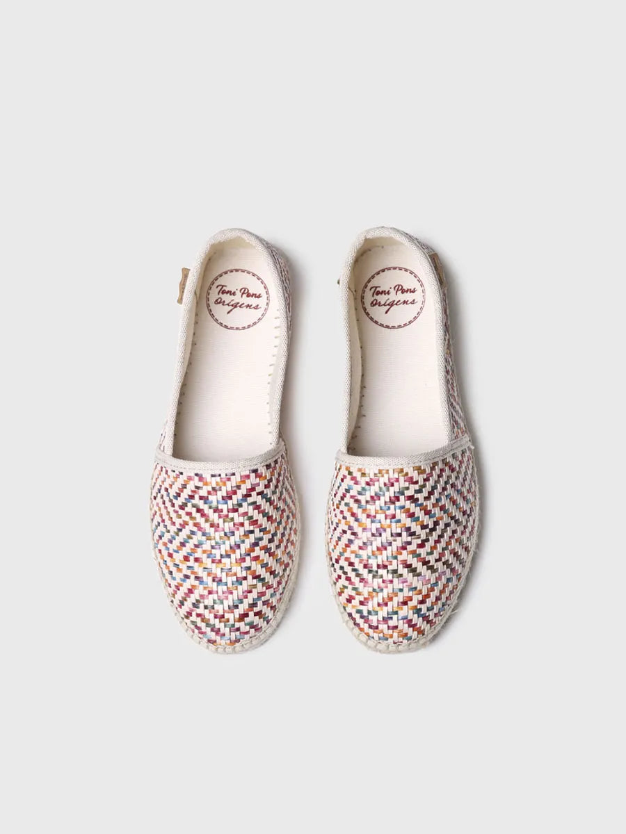 Toni Pons Alma-MS espadrille plate raphia vegan