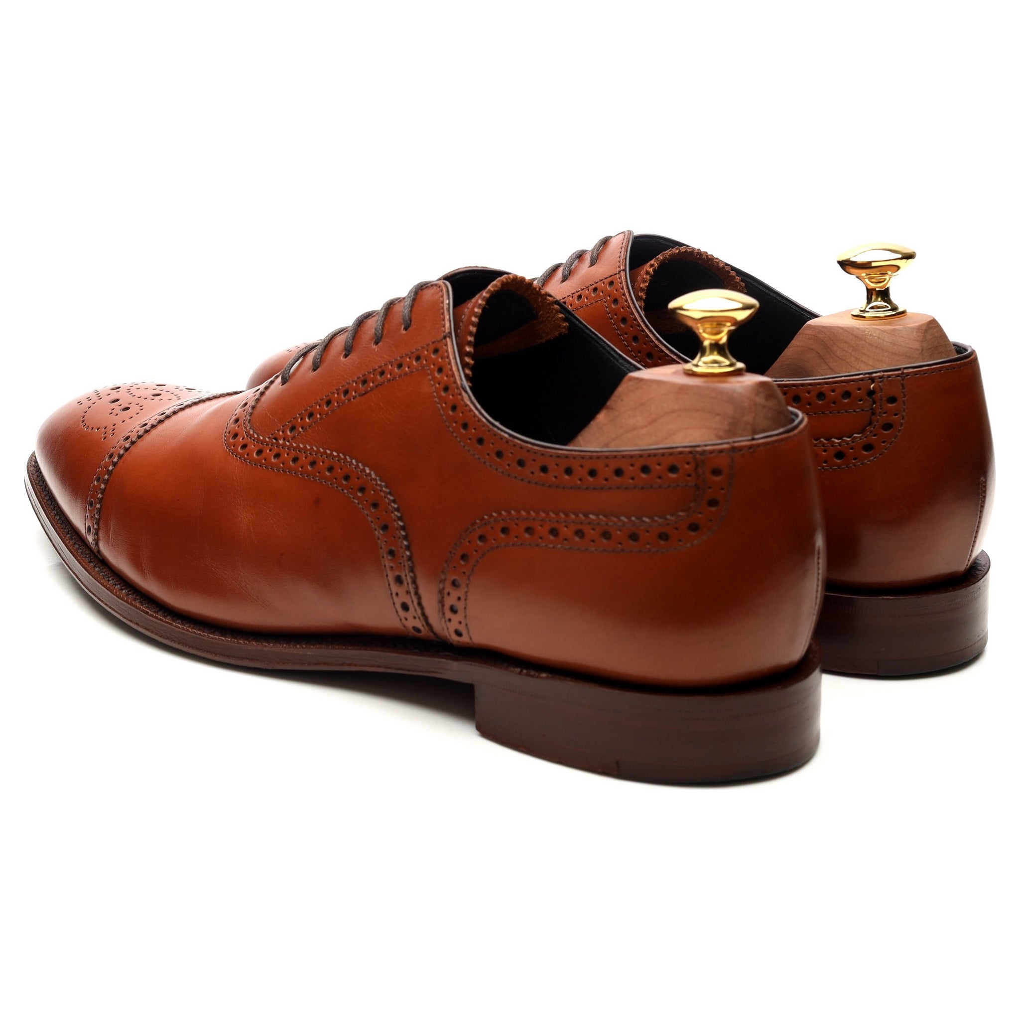 Herring Hampstead oxford brogue cuir marron UK 9.5 large