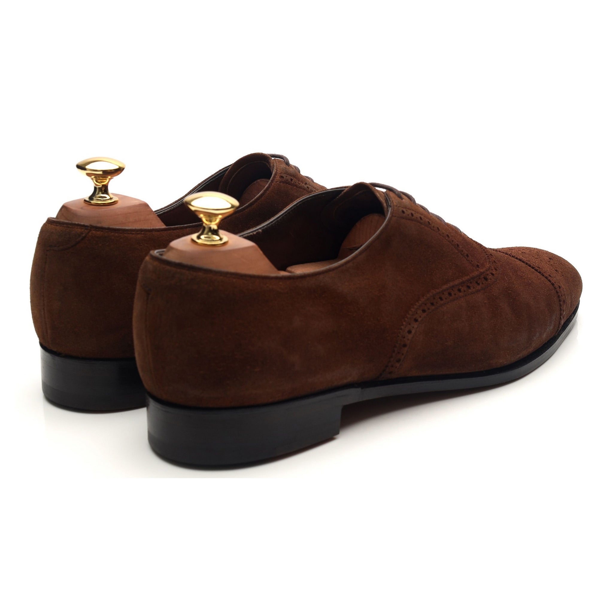 Edward Green Asquith oxford daim marron 9.5