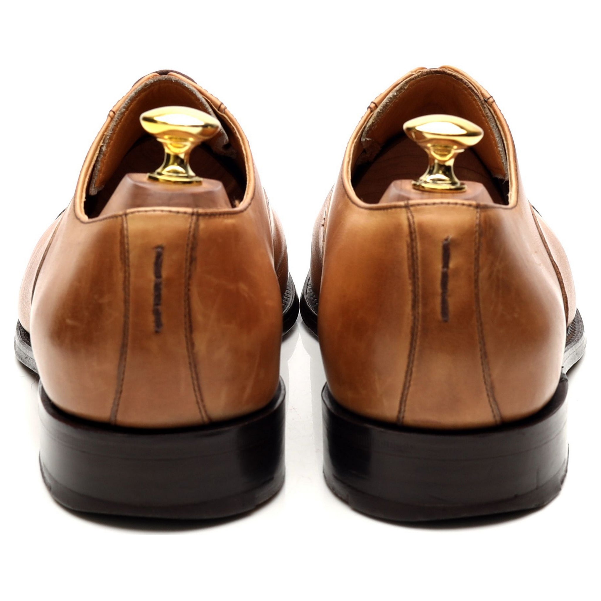 Barker oxford cuir marron tan pointure 8