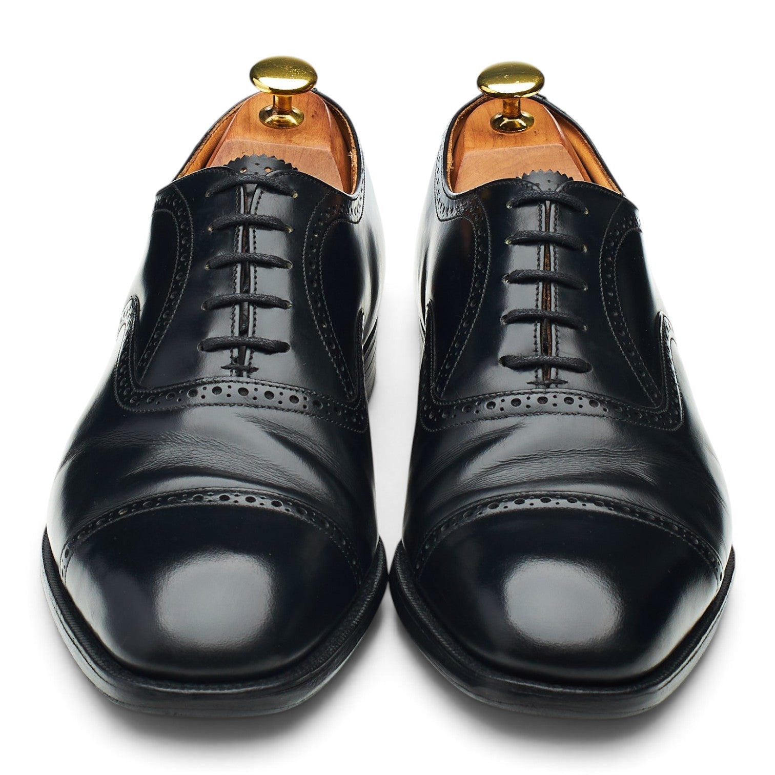 Church’s Legate oxford cuir noir brogues pointure 8 UK