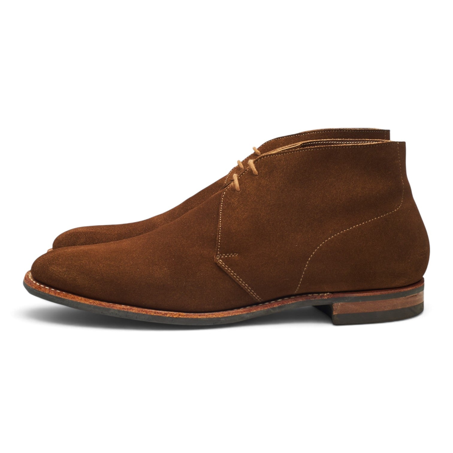 Crockett & Jones Hartland bottines suède marron UK 8.5