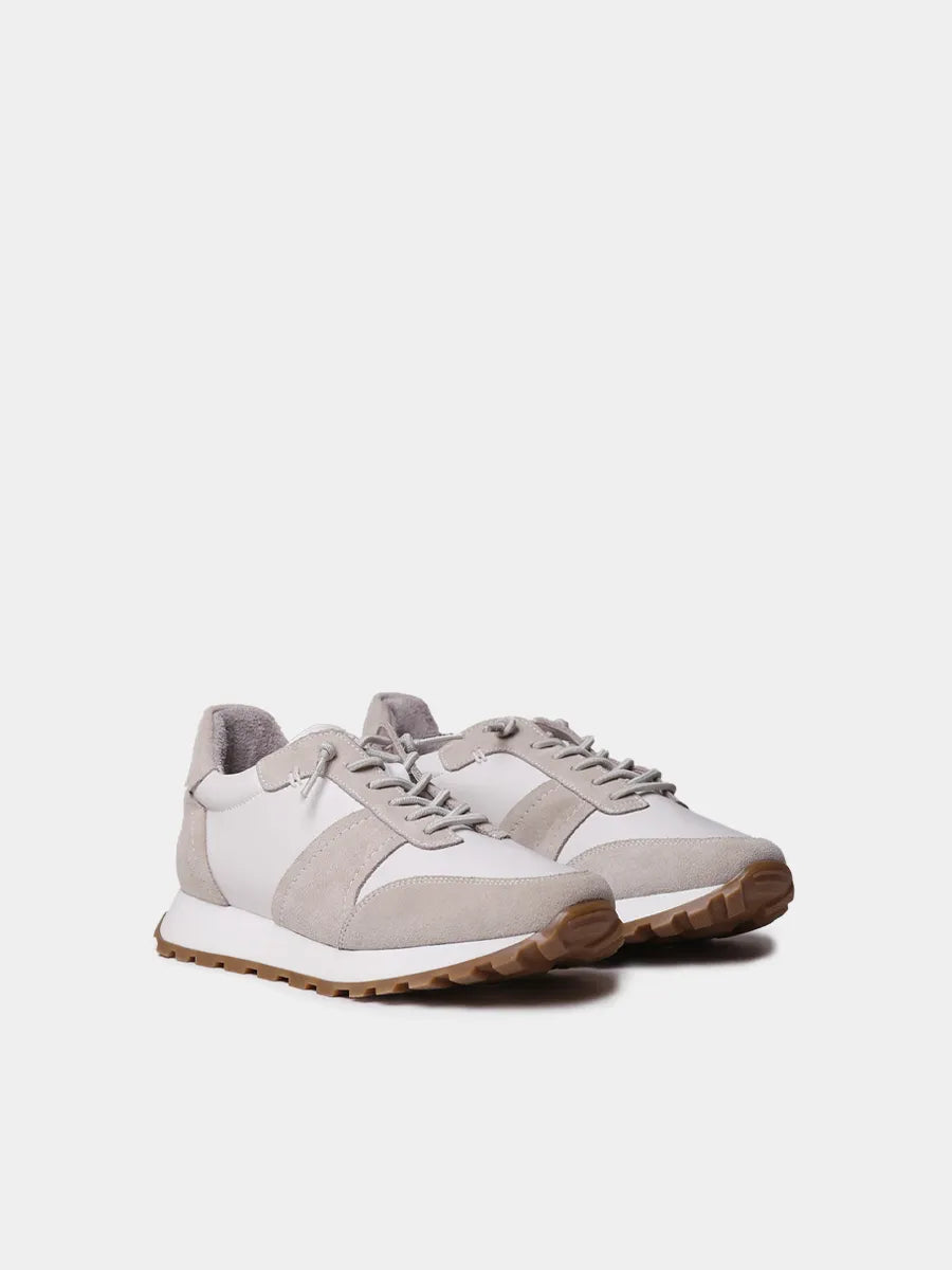 Toni Pons Alicia baskets femme cuir metallise suedine