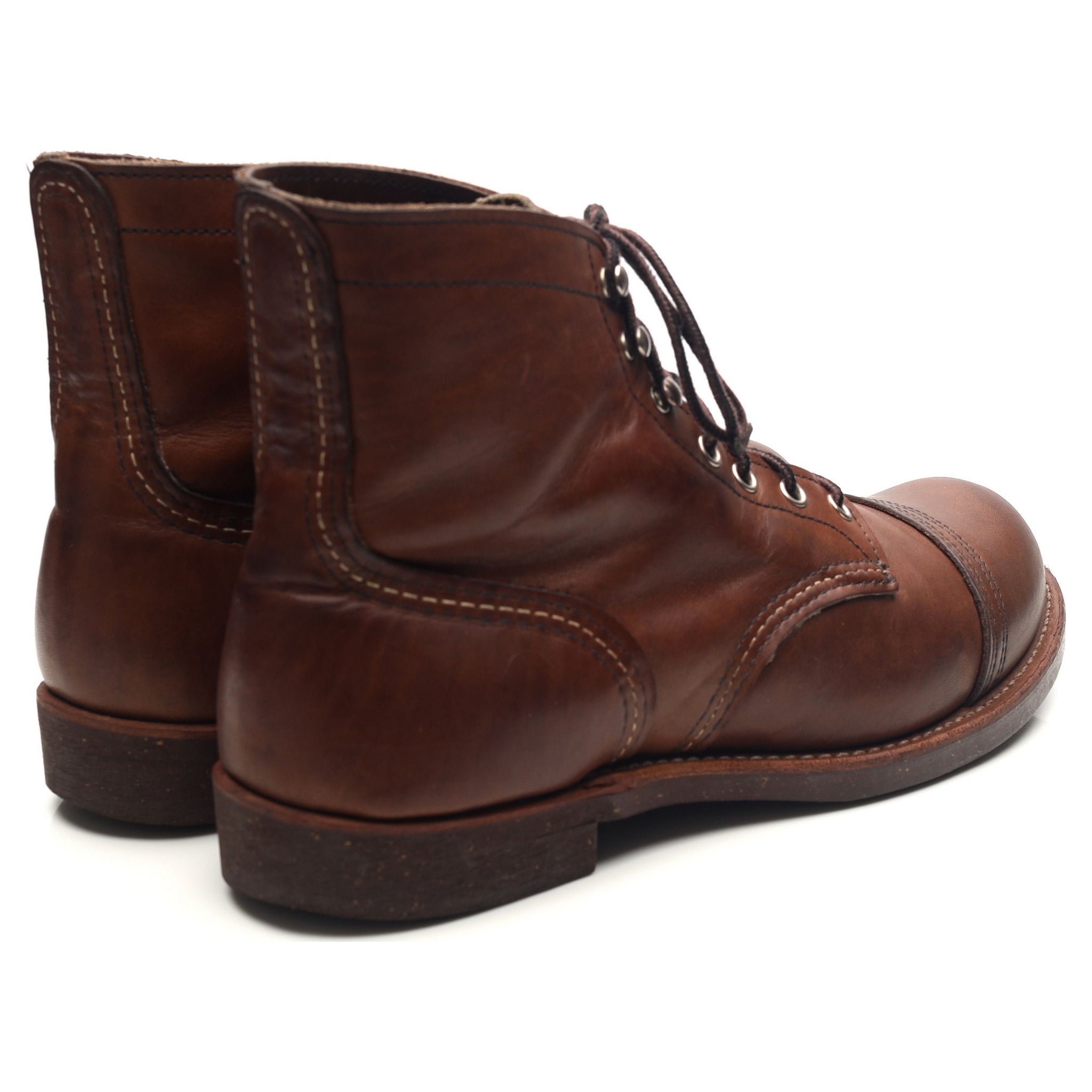 Red Wing 8111 Iron Ranger boots cuir marron UK 9