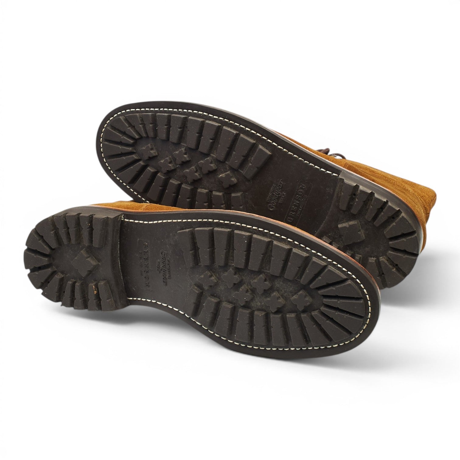 Grenson Grover boots suède marron UK 9,5 semelle crantée