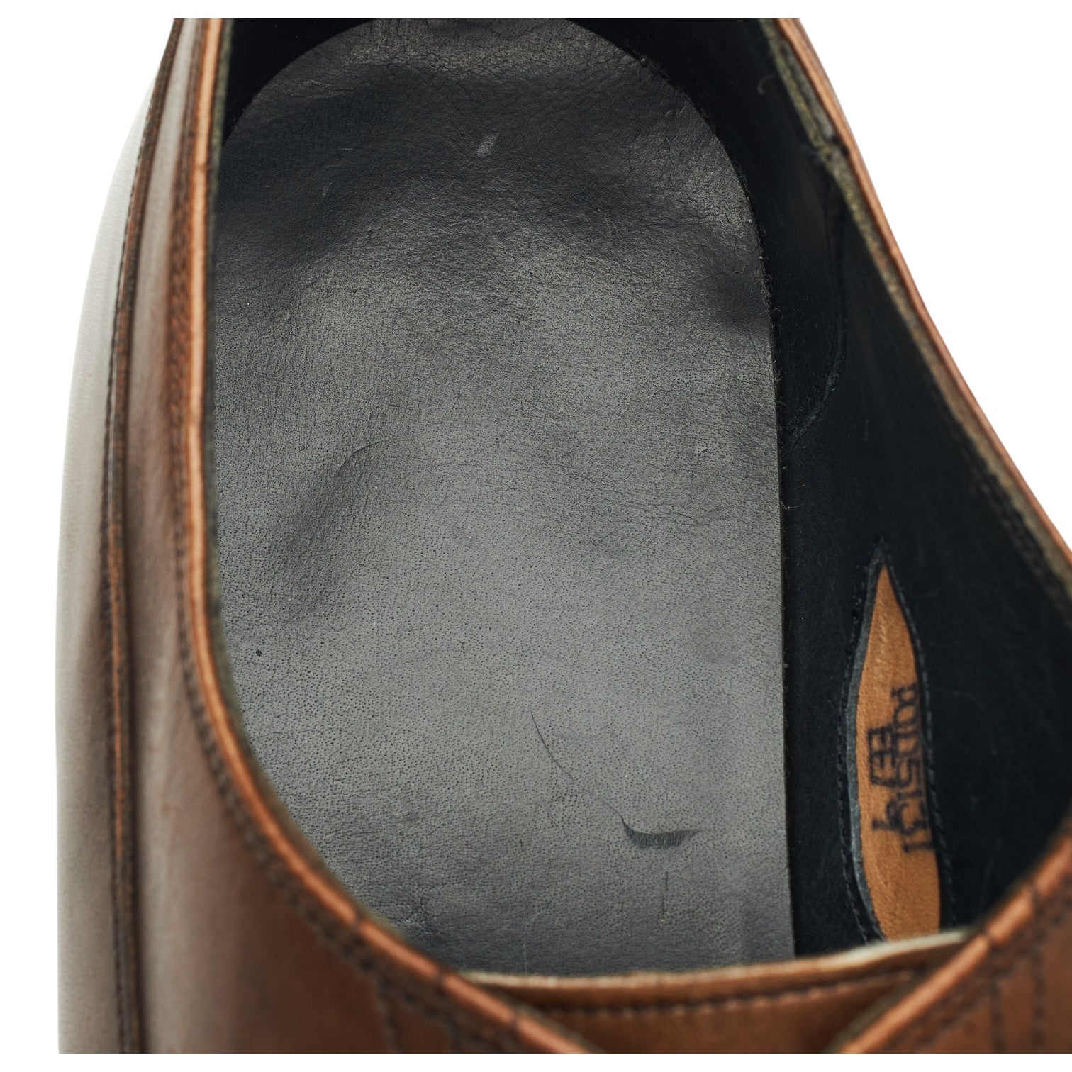 Gieves & Hawkes chaussures oxford cuir marron UK 9