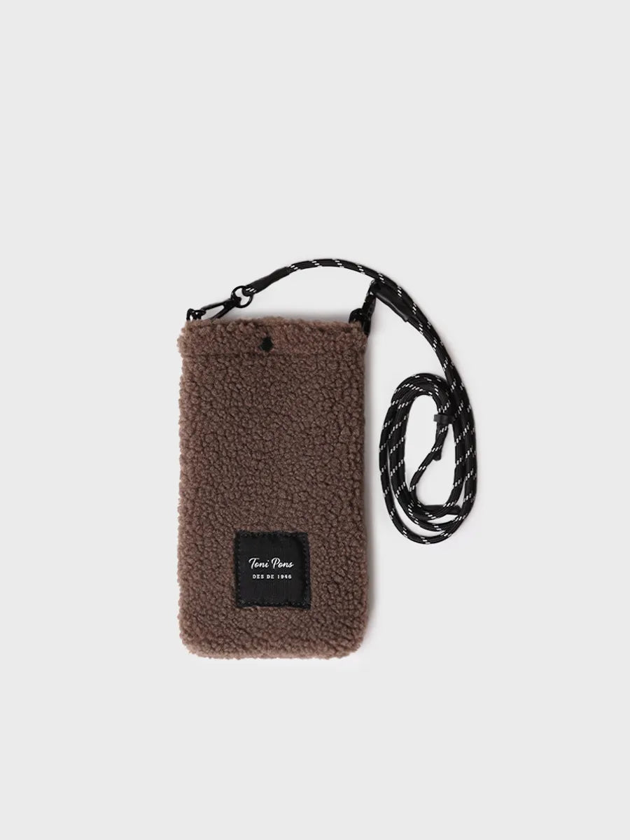 Toni Pons GABIN sac téléphone sherpa taupe