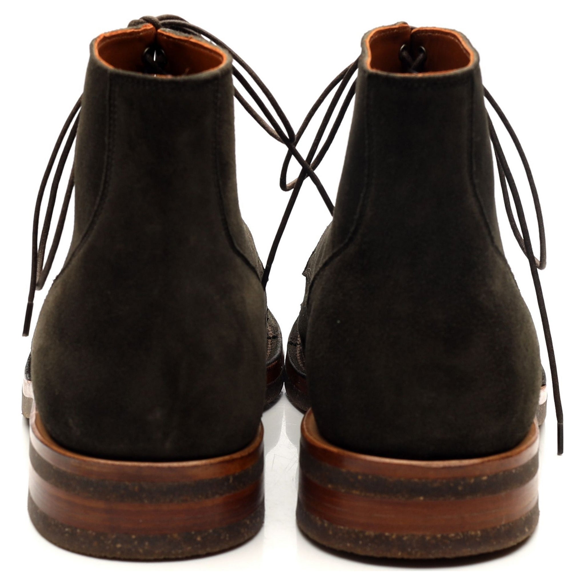 Viberg Service bottines daim vert pointure UK 10