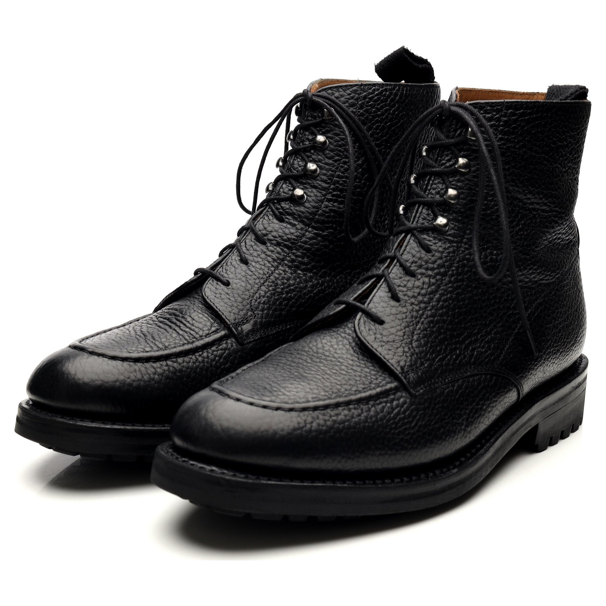 Grenson Sawyer bottes cuir noir UK 8,5 G
