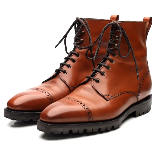 Gaziano & Girling Urban Commando boots cuir marron UK 6