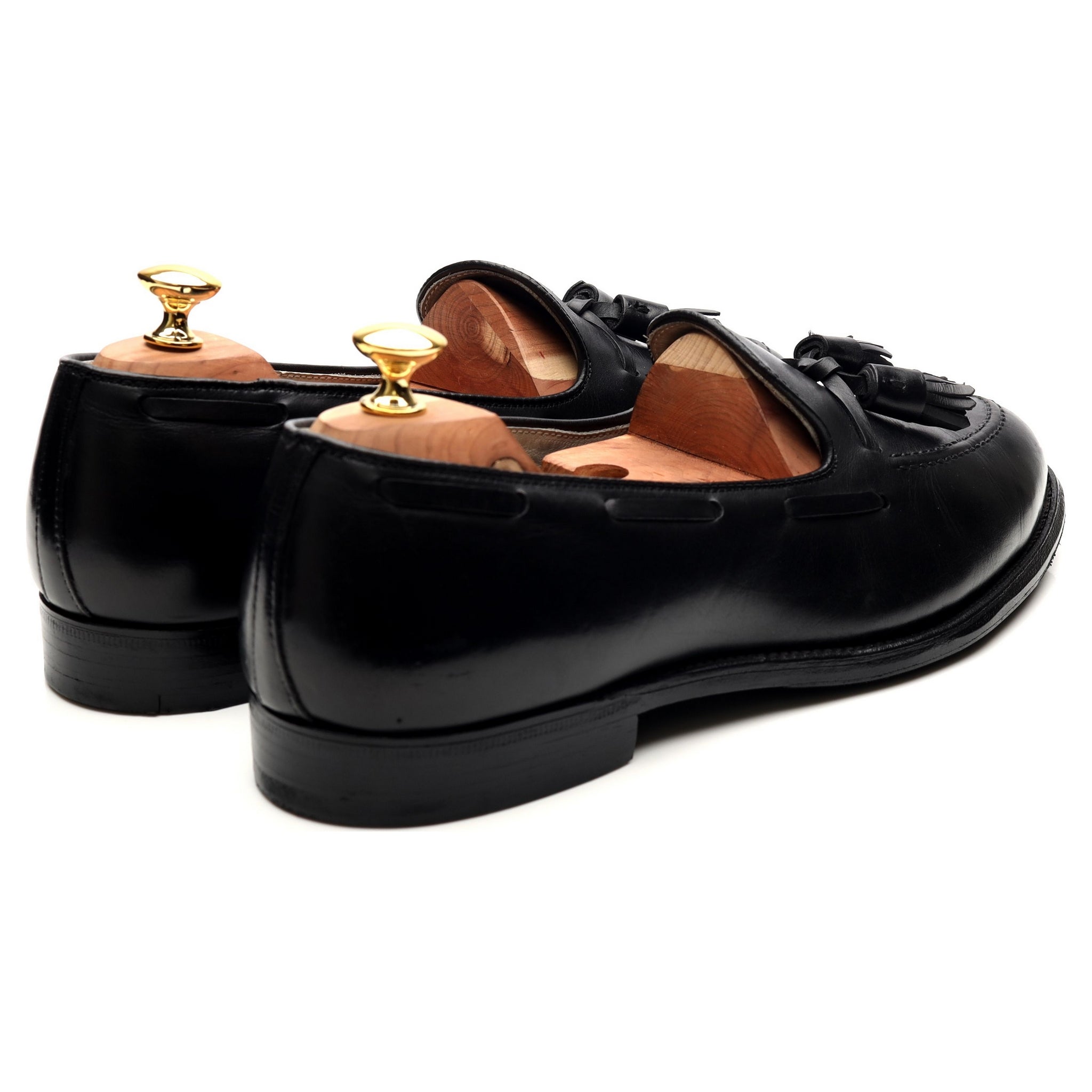 Alden 660 mocassin cuir noir à glands UK 11