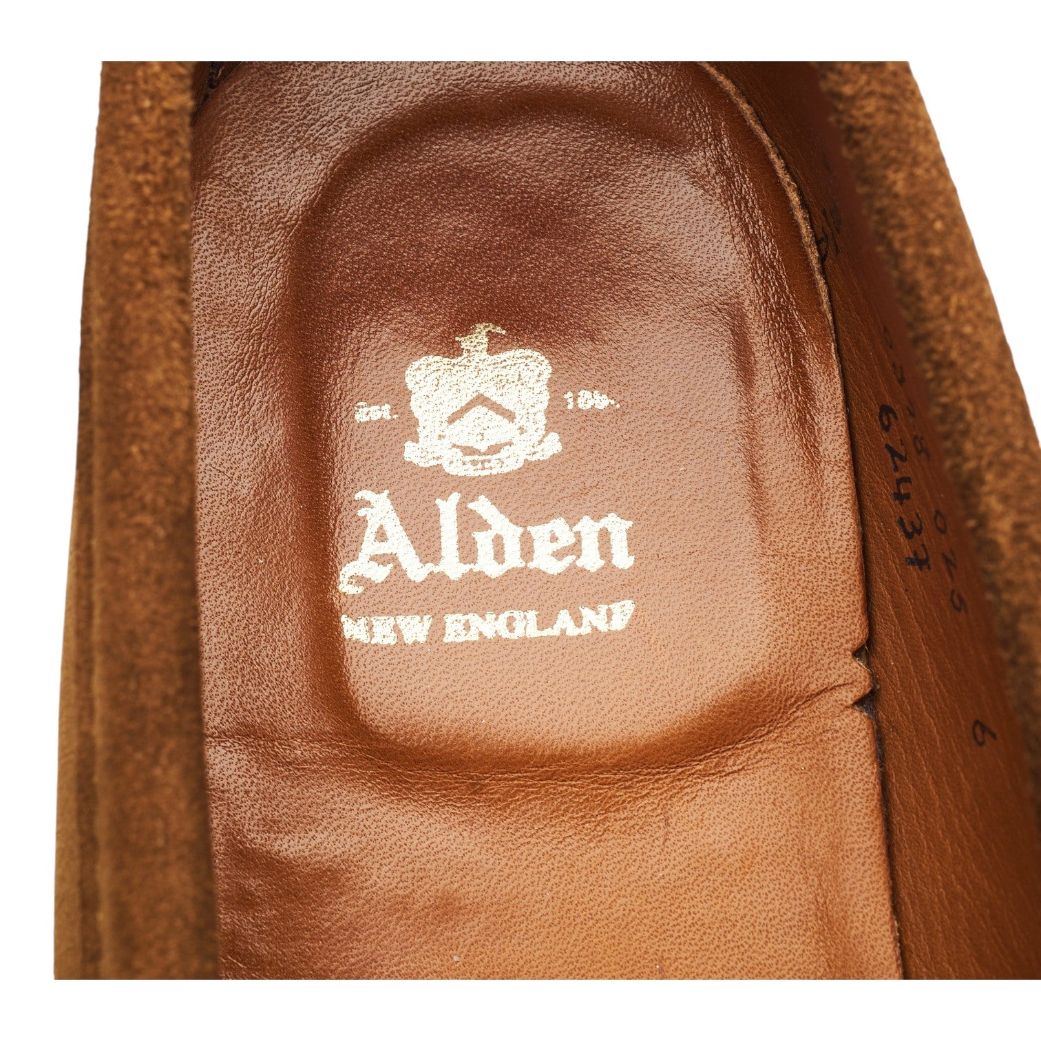 Alden 62437 mocassins suède marron 8.5 UK