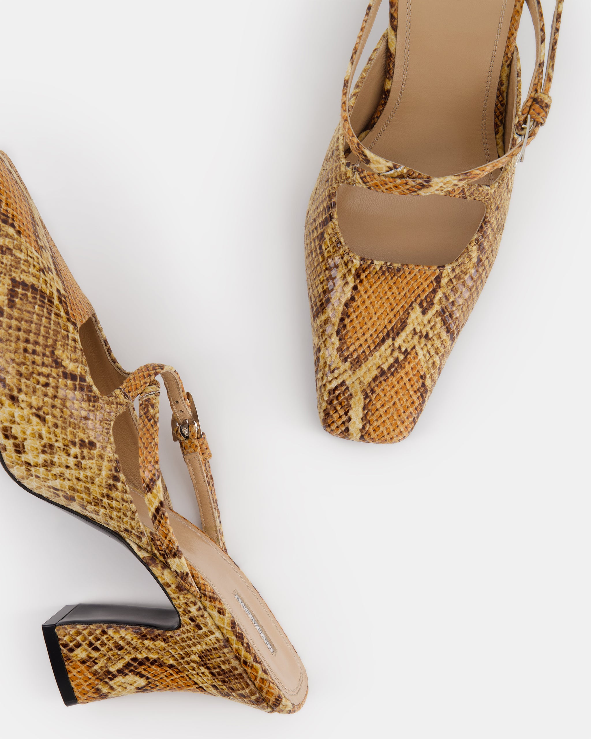 Nodaleto Nodstalgia Grace mules python talon 9 cm